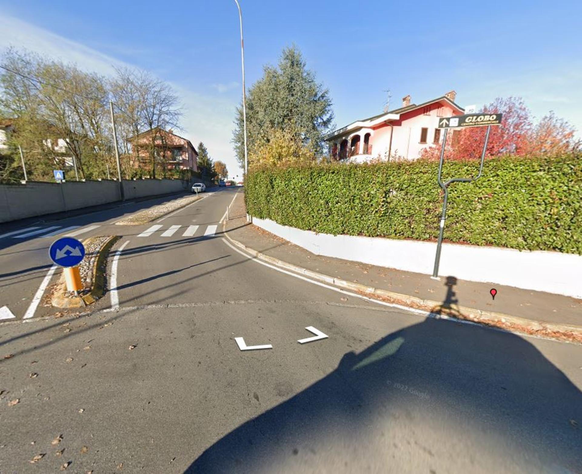 Impianto a VIA per Grezzago rot. con Via A. Dante  Vaprio d'Adda