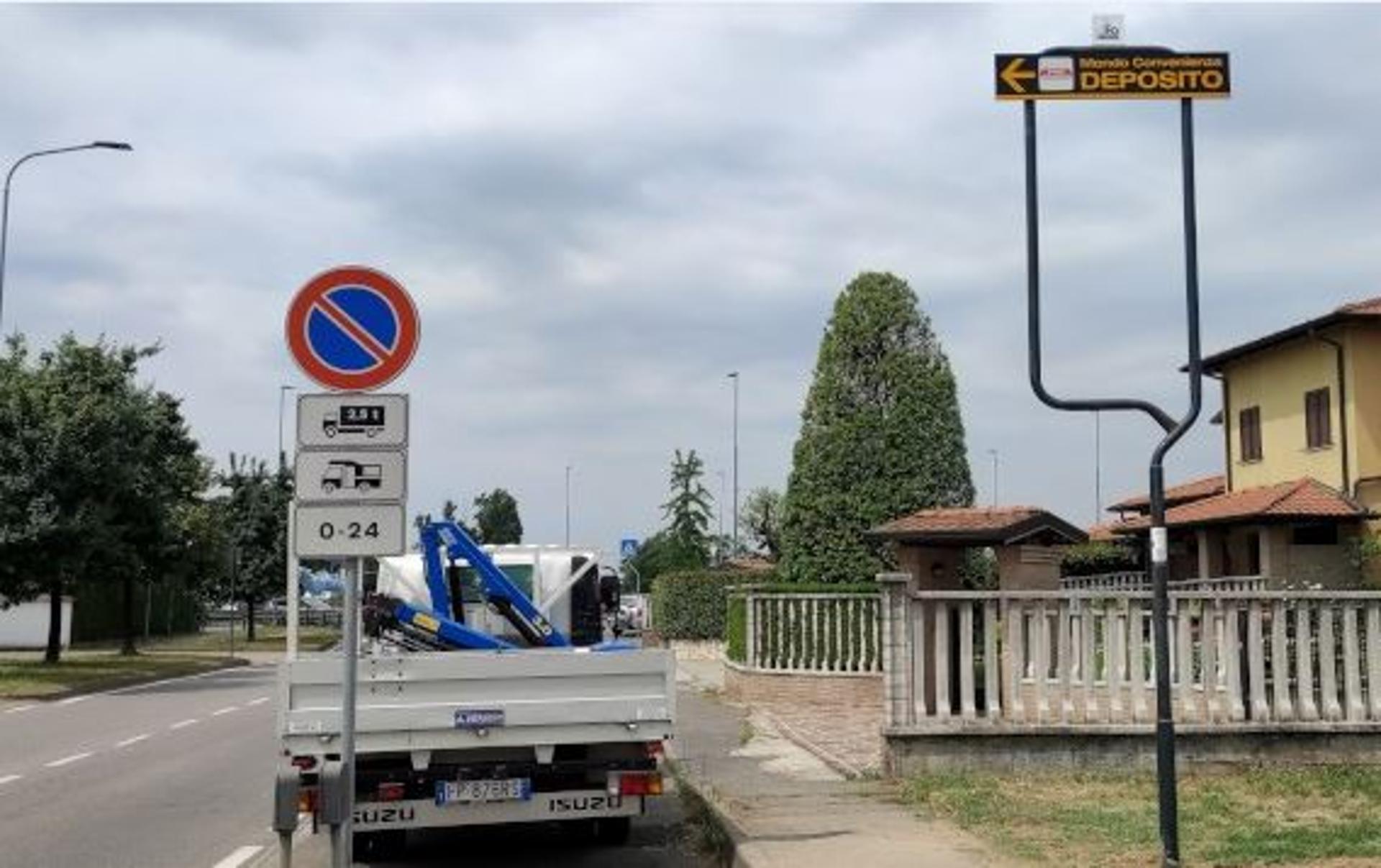Impianto a VIA Dante rot. con SP 104  Vaprio d'Adda