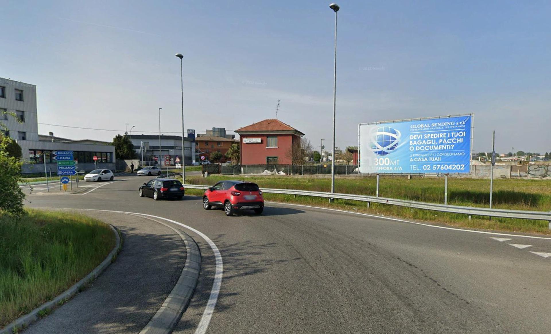 Impianto a S.P. 28 Rotatoria S.P. 164 esntrata Scalo Milano  Locate di Triulzi