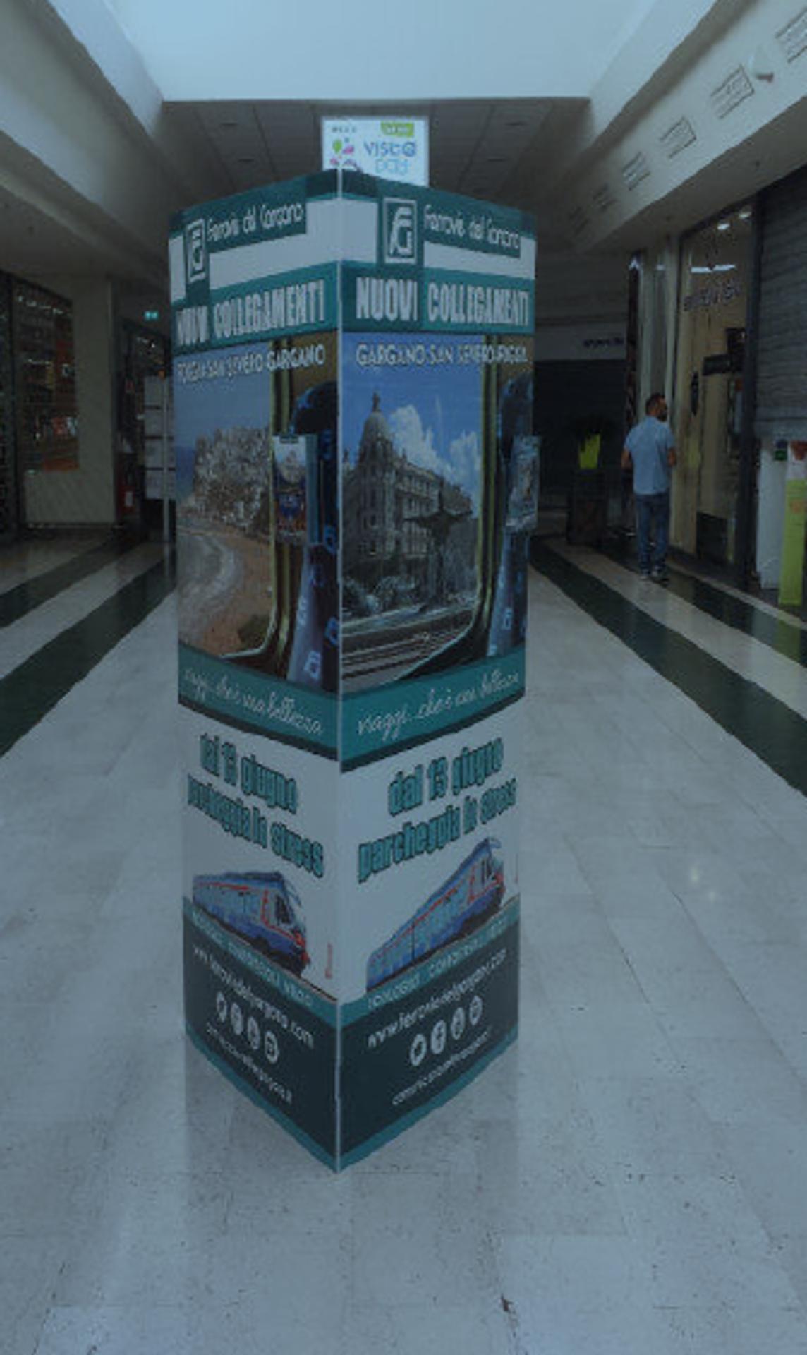 Impianto TOTEM DIGITALE a Foggia, in zona Ipercoop