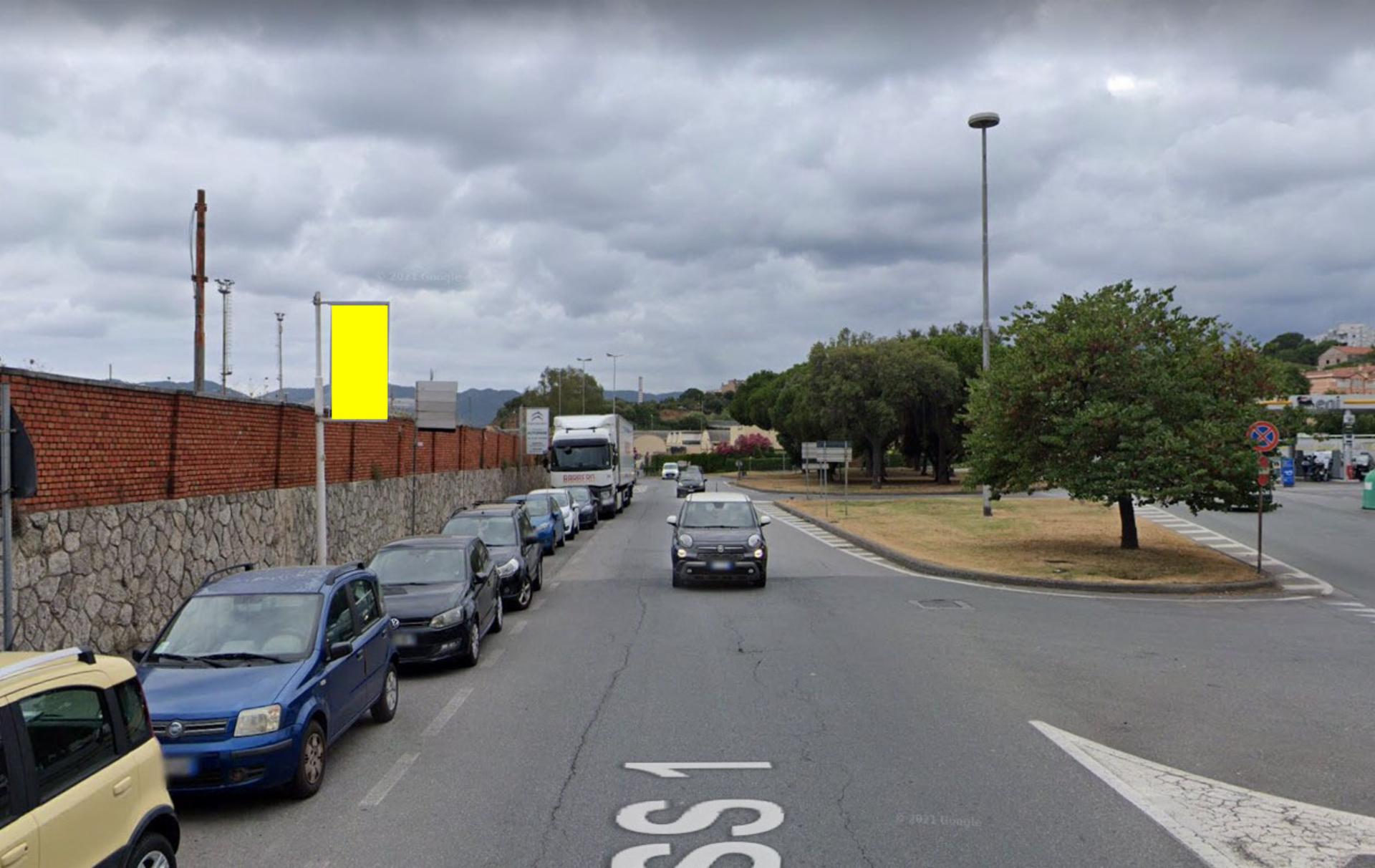 Impianto CARTELLONISTICA a Savona, in zona Calzature