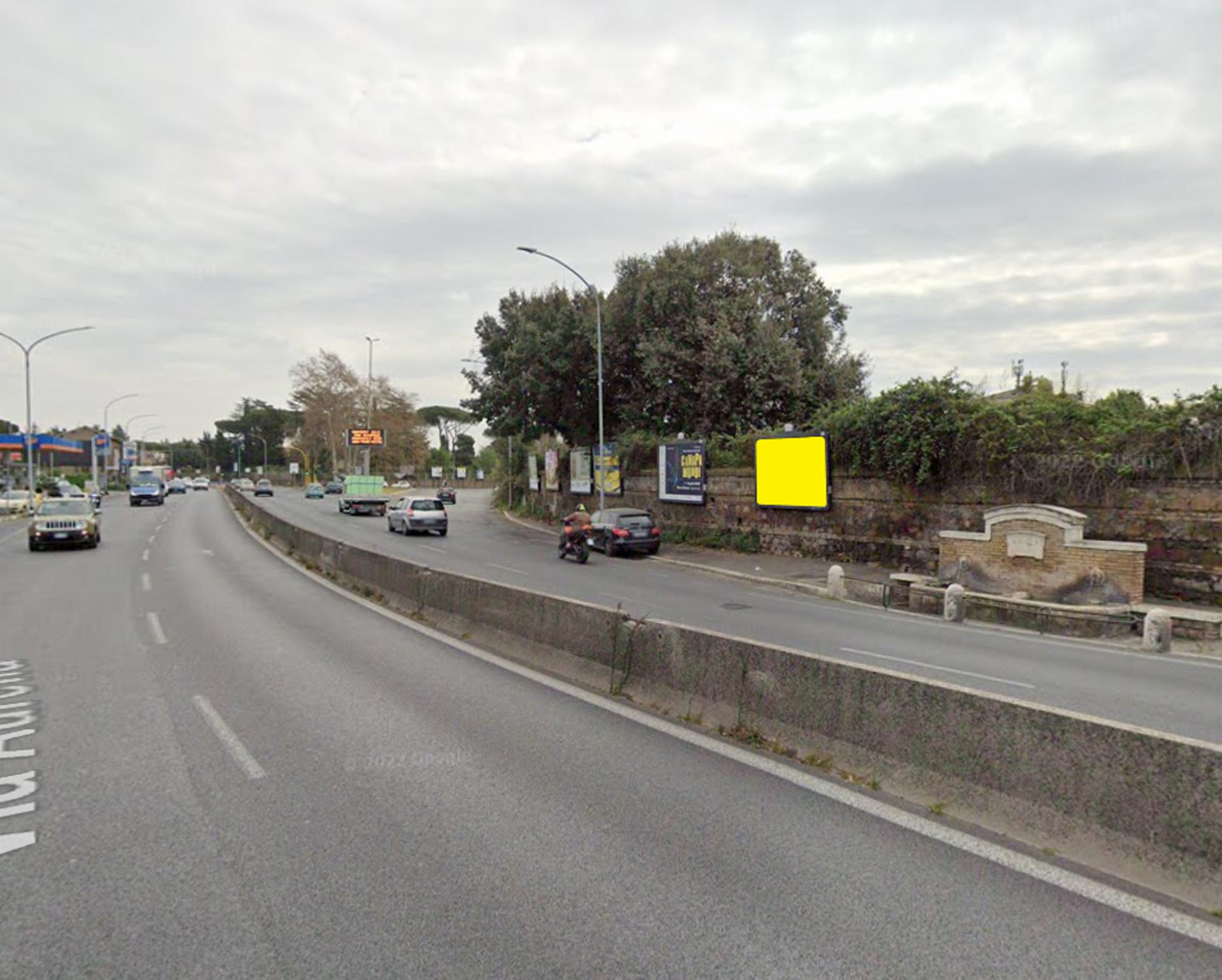 Impianto POSTER a Roma, in zona Burger King