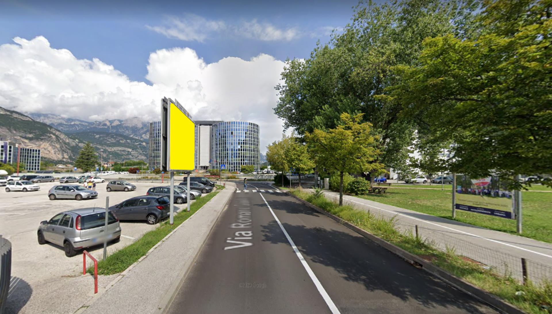 Impianto POSTER a Trento, in zona Eden