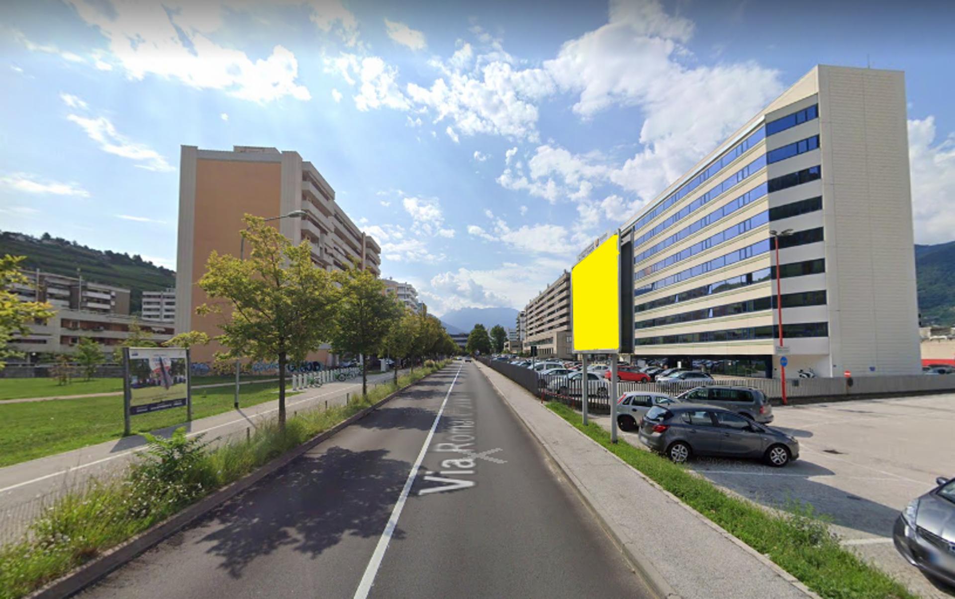 Impianto POSTER a Trento, in zona Eden