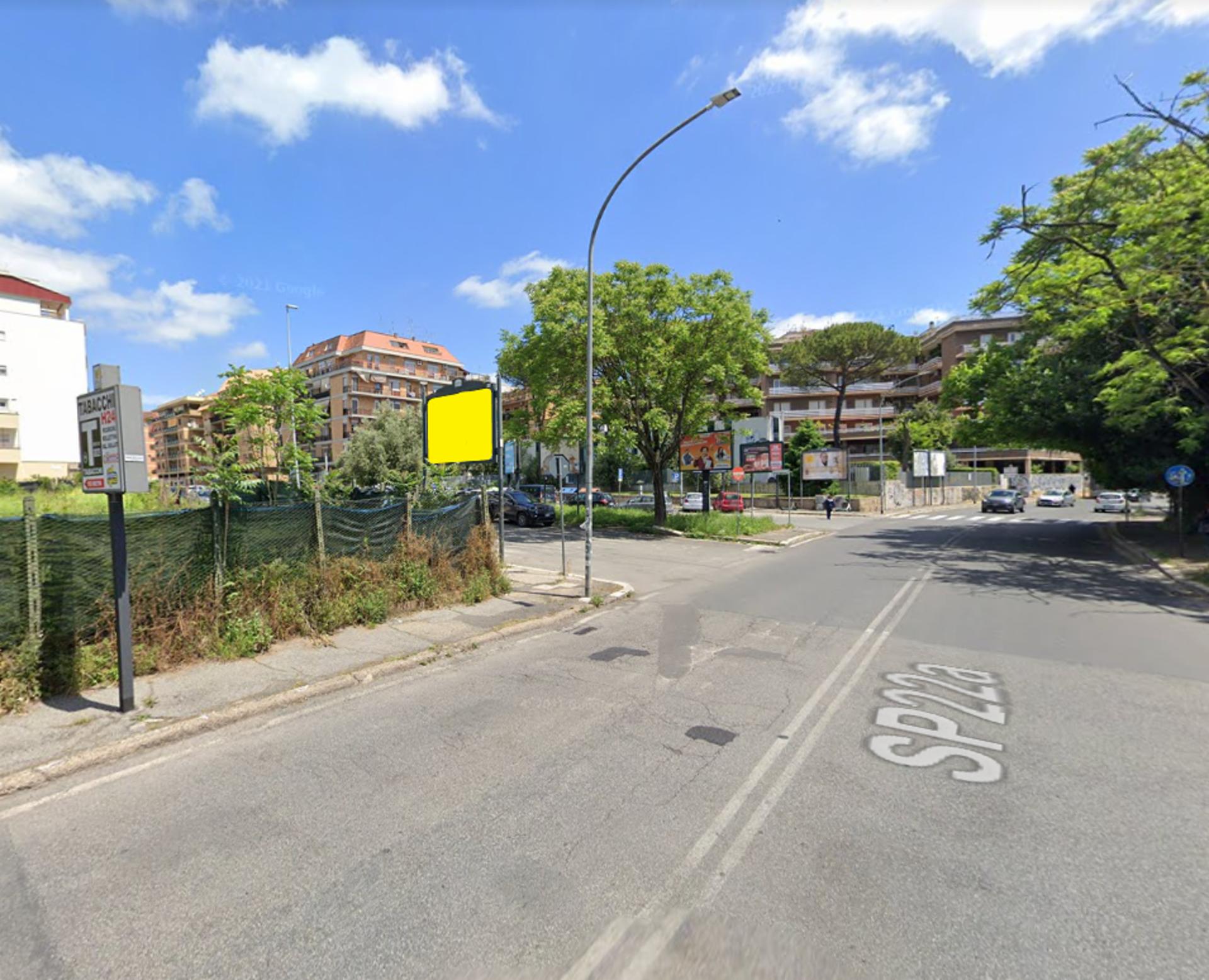 Impianto POSTER a Roma, in zona Pinguino geloso civico 26