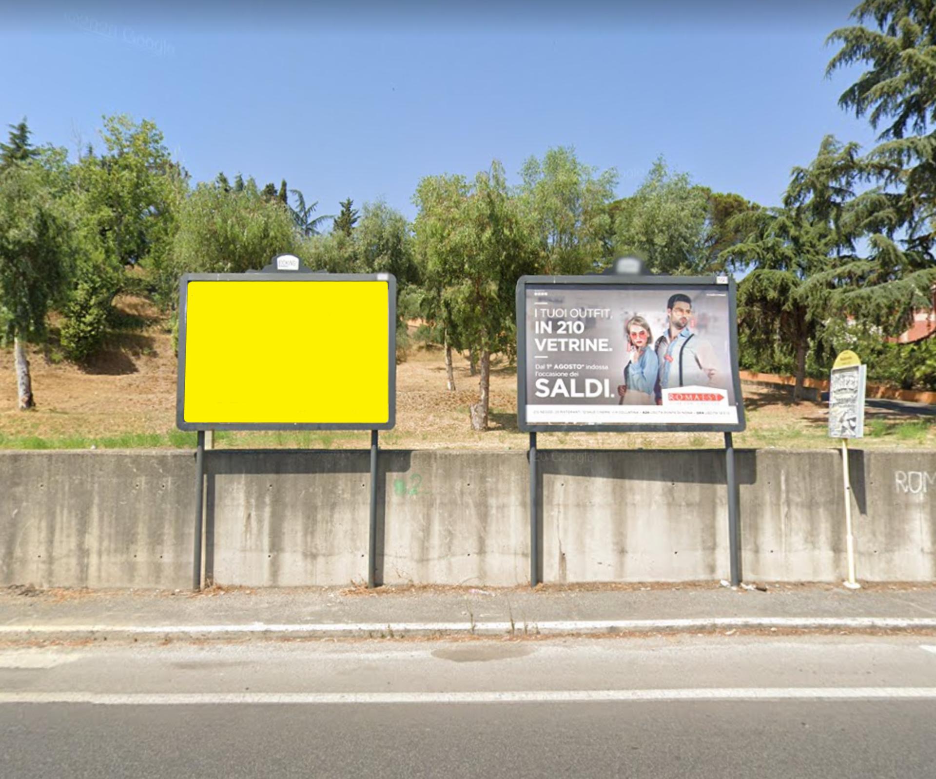 Impianto POSTER a Roma, in zona Lidl