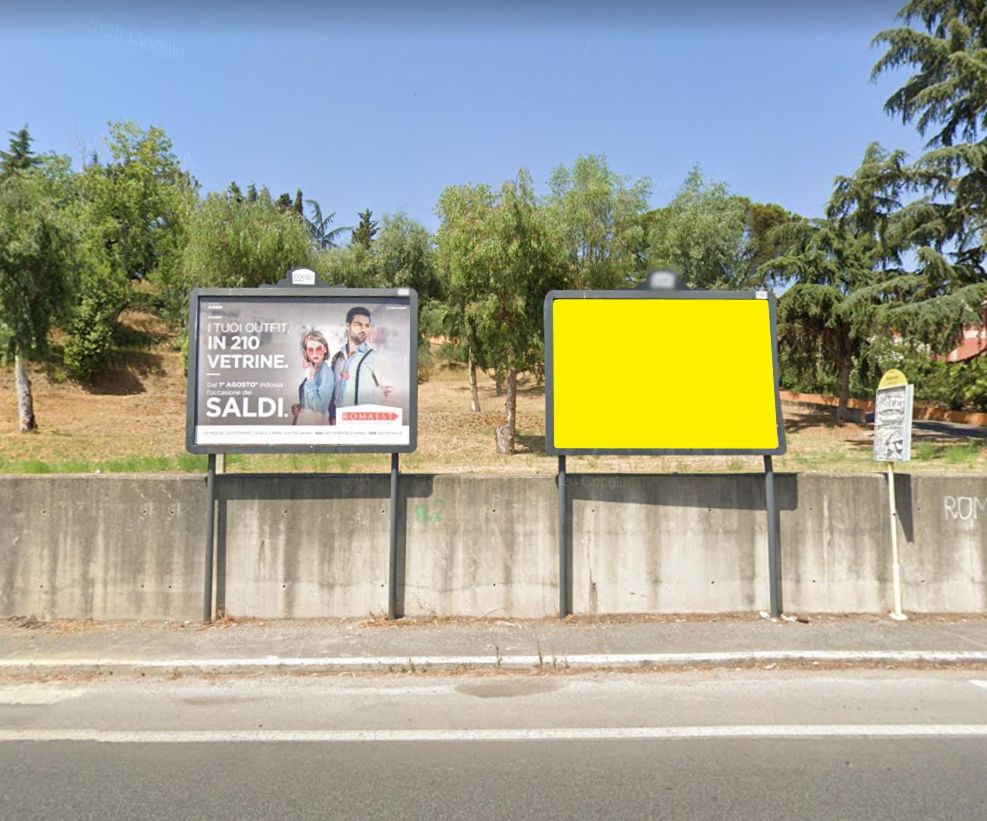 Impianto POSTER a Roma, in zona Lidl