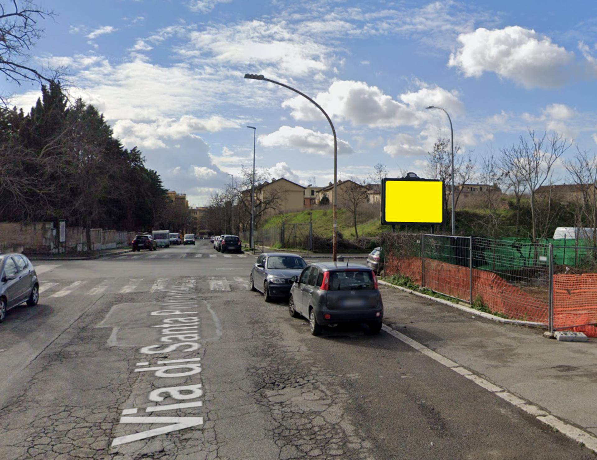 Impianto POSTER a Roma, in zona Supermercato Navigatori