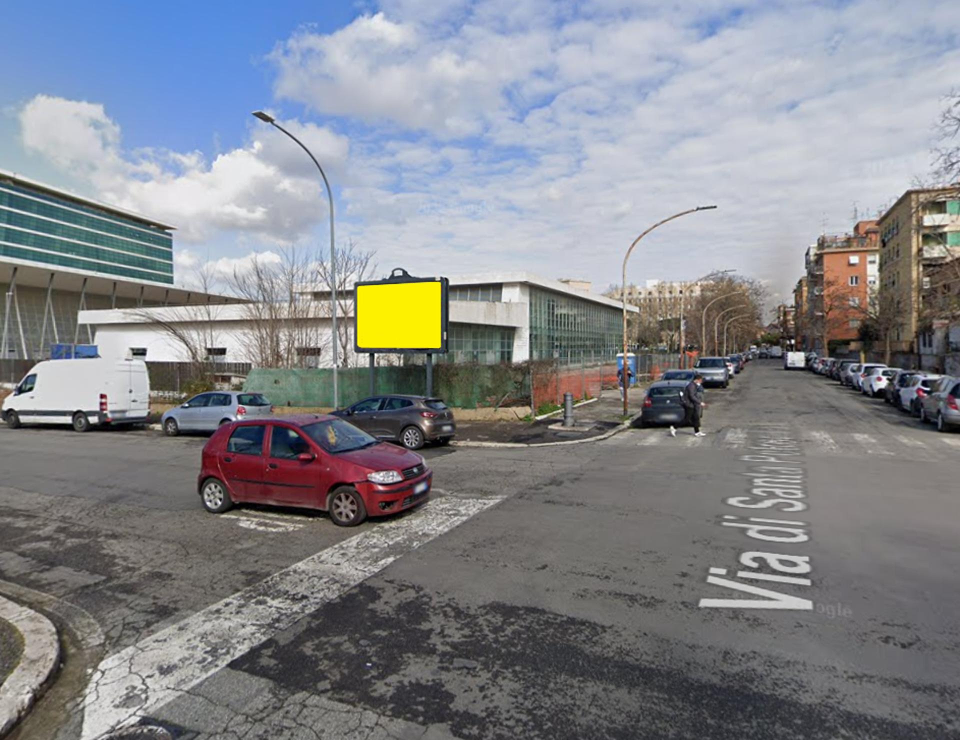 Impianto POSTER a Roma, in zona Supermercato Navigatori