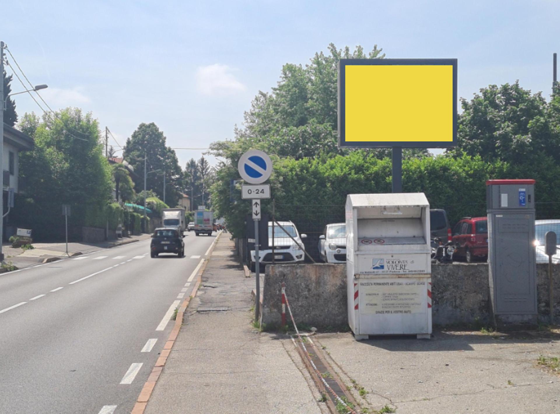 Impianto a Via Garibaldi parcheggio f.te Via Campo Sportivo dir. Vertemate  Fino Mornasco