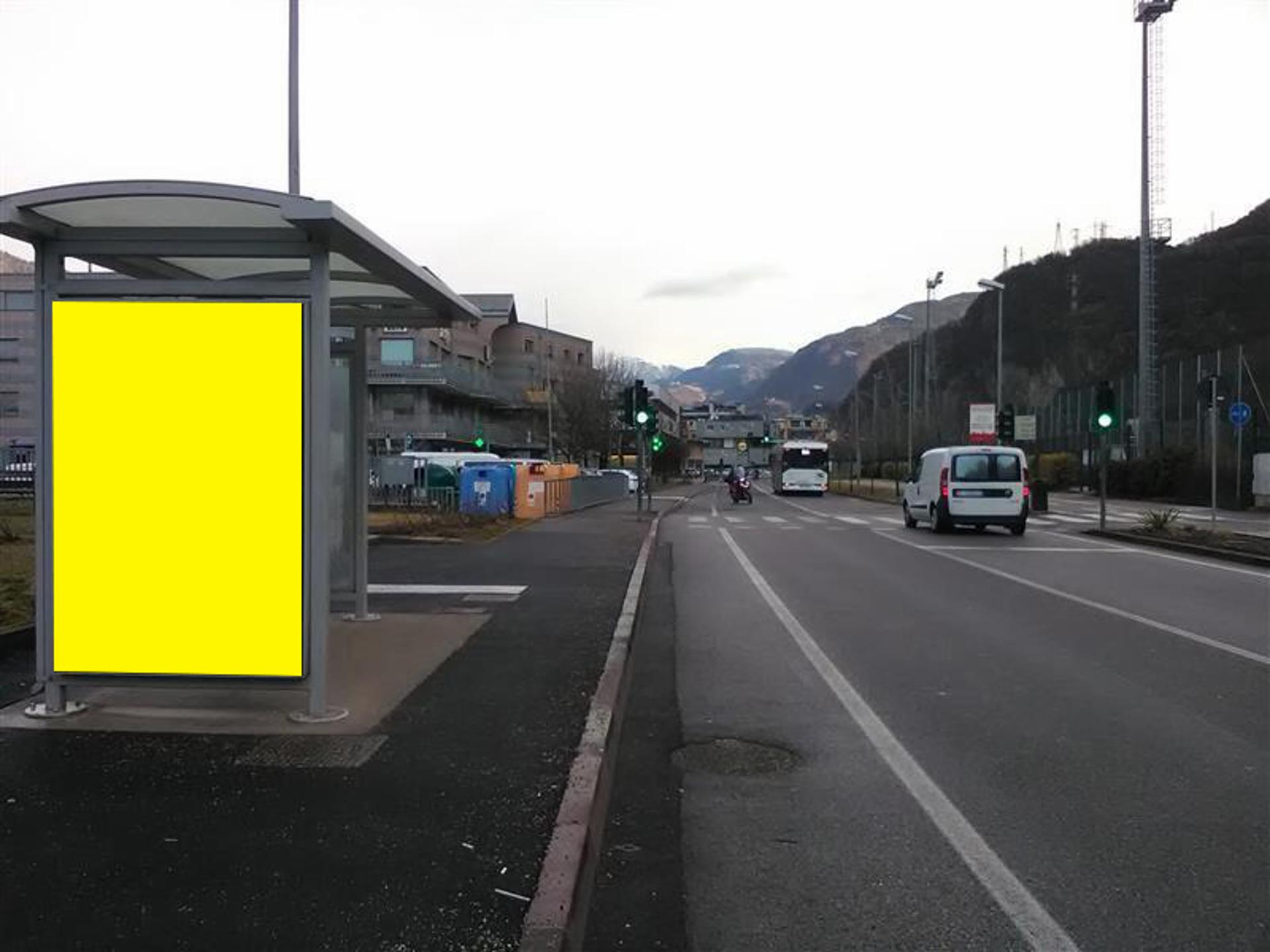 Impianto PENSILINA a Bolzano, in zona Lidl