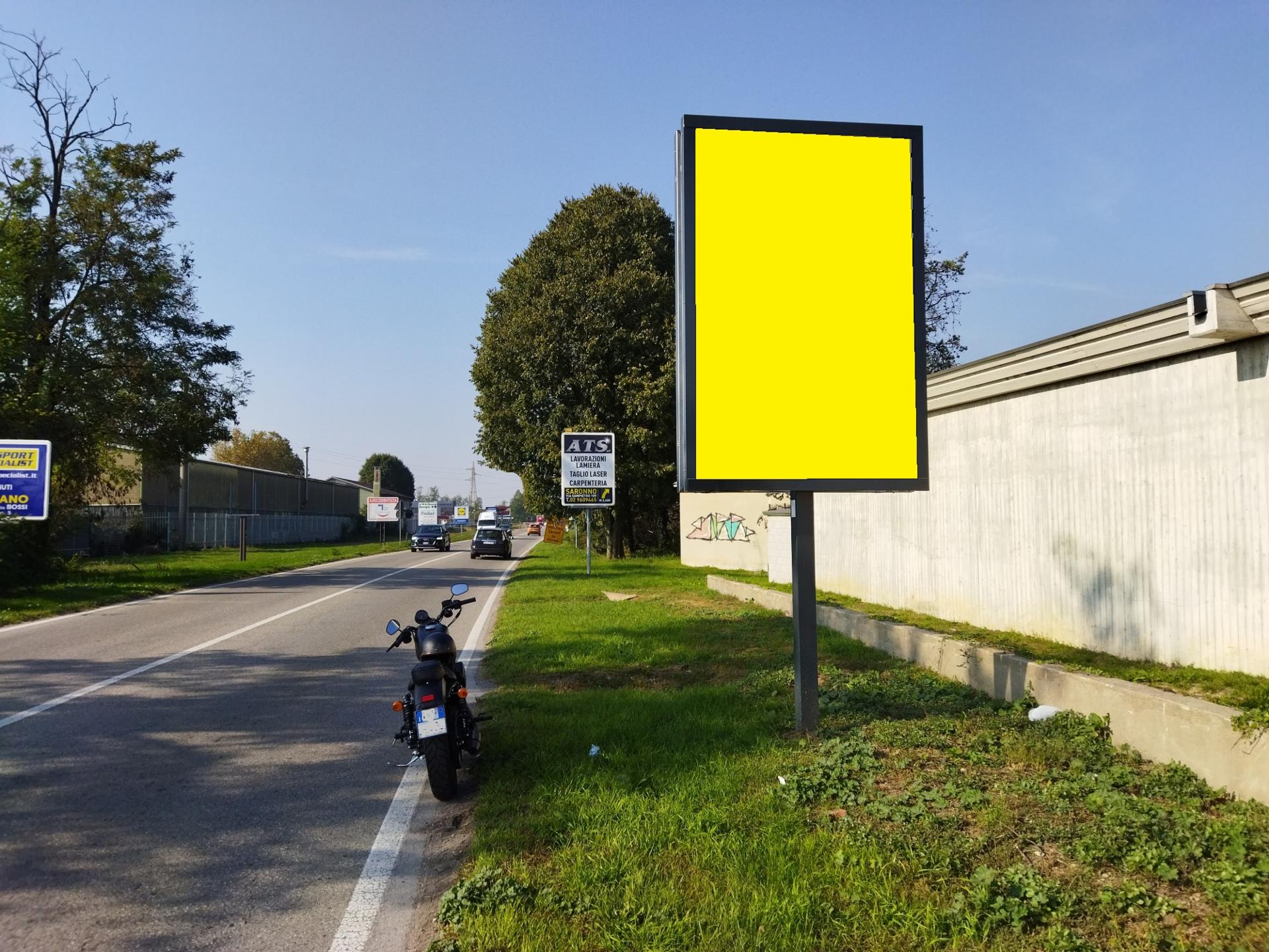 Impianto a S.P. 233 Via Bergamo 30 mt da Piazza Lombardia dir. Saronno  Caronno Pertusella
