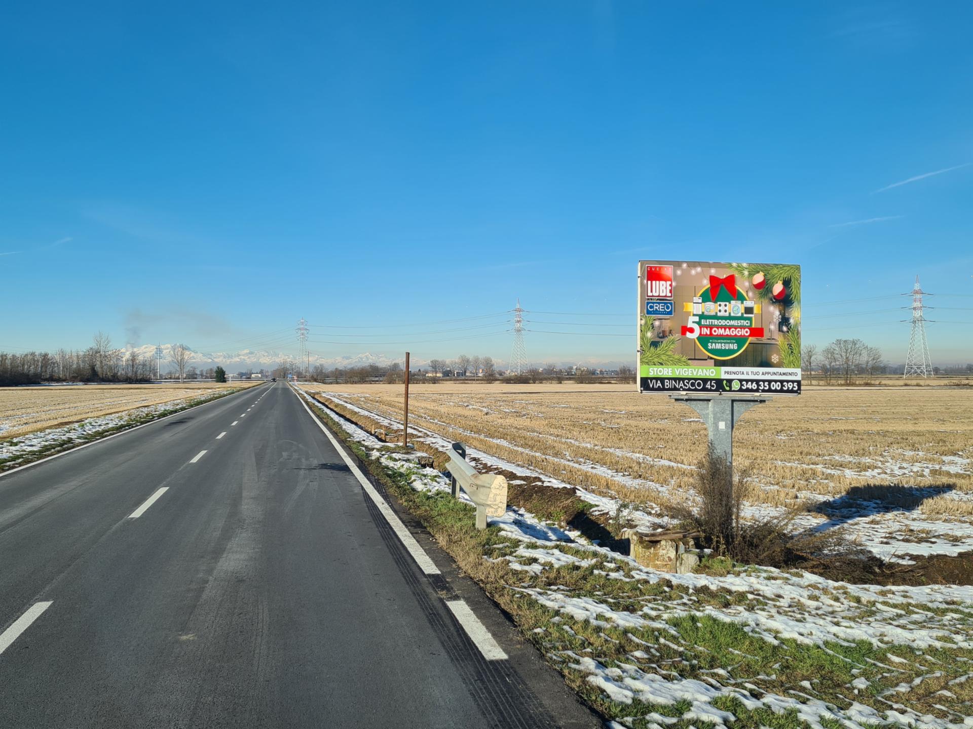 Impianto a SP. 211  KM  51+100 SX  Cergnago