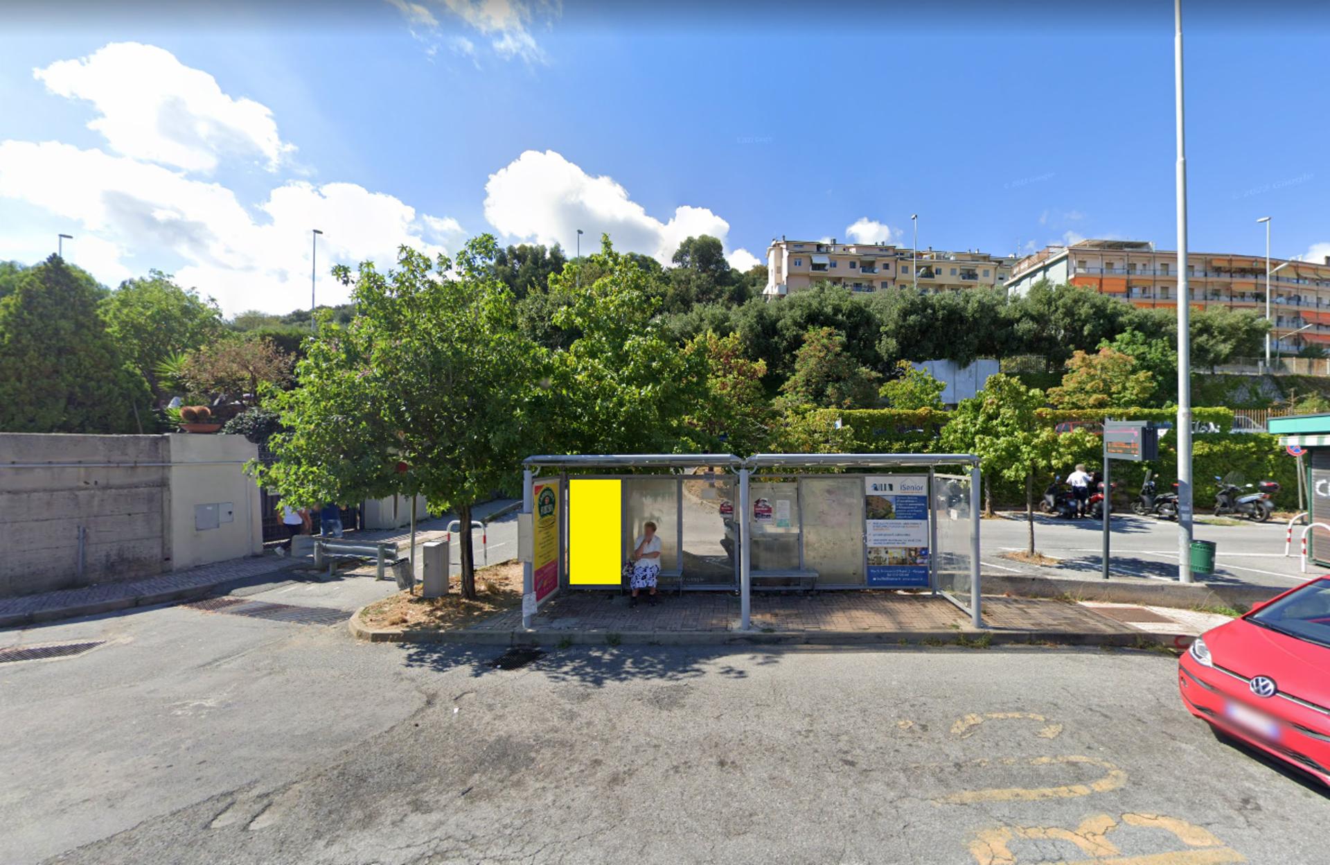 Impianto PENSILINA a Savona, in zona Bar dell'Ospedale