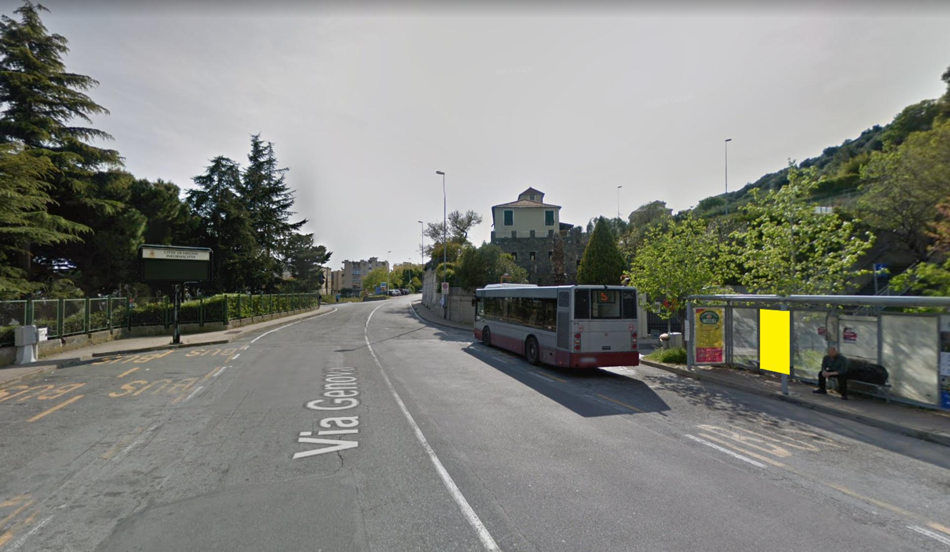 Impianto PENSILINA a Savona, in zona Bar dell'Ospedale