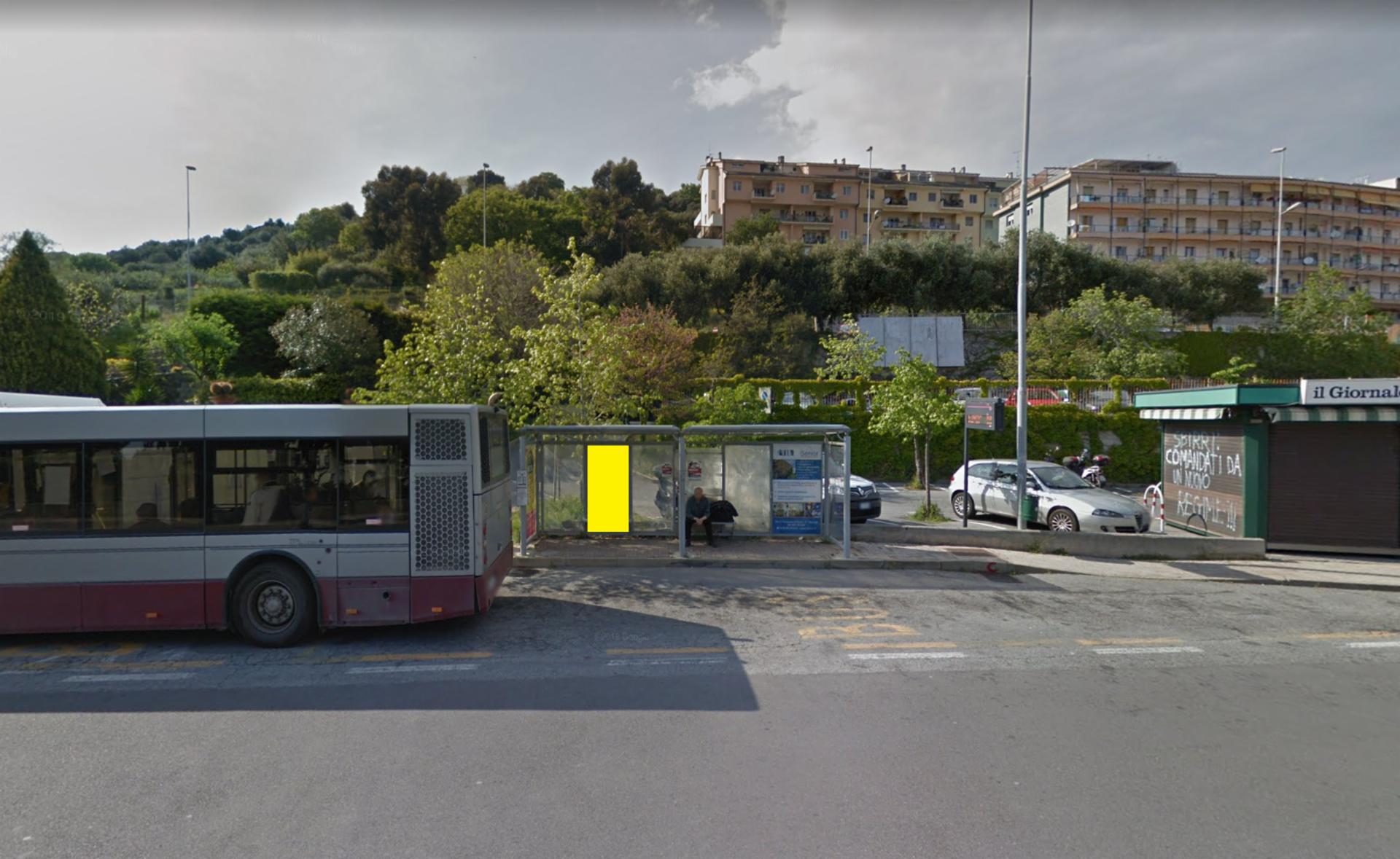 Impianto PENSILINA a Savona, in zona Bar dell'Ospedale