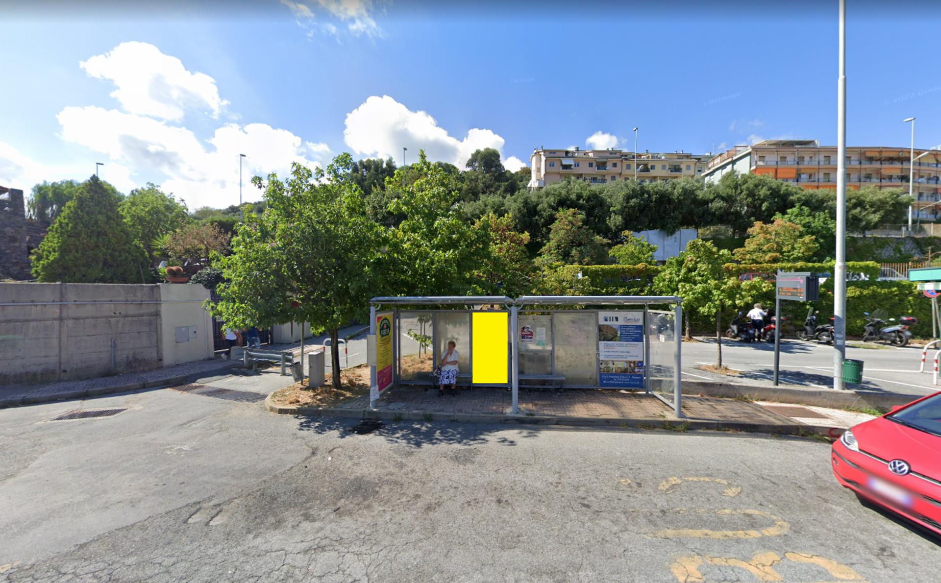 Impianto PENSILINA a Savona, in zona Bar dell'Ospedale