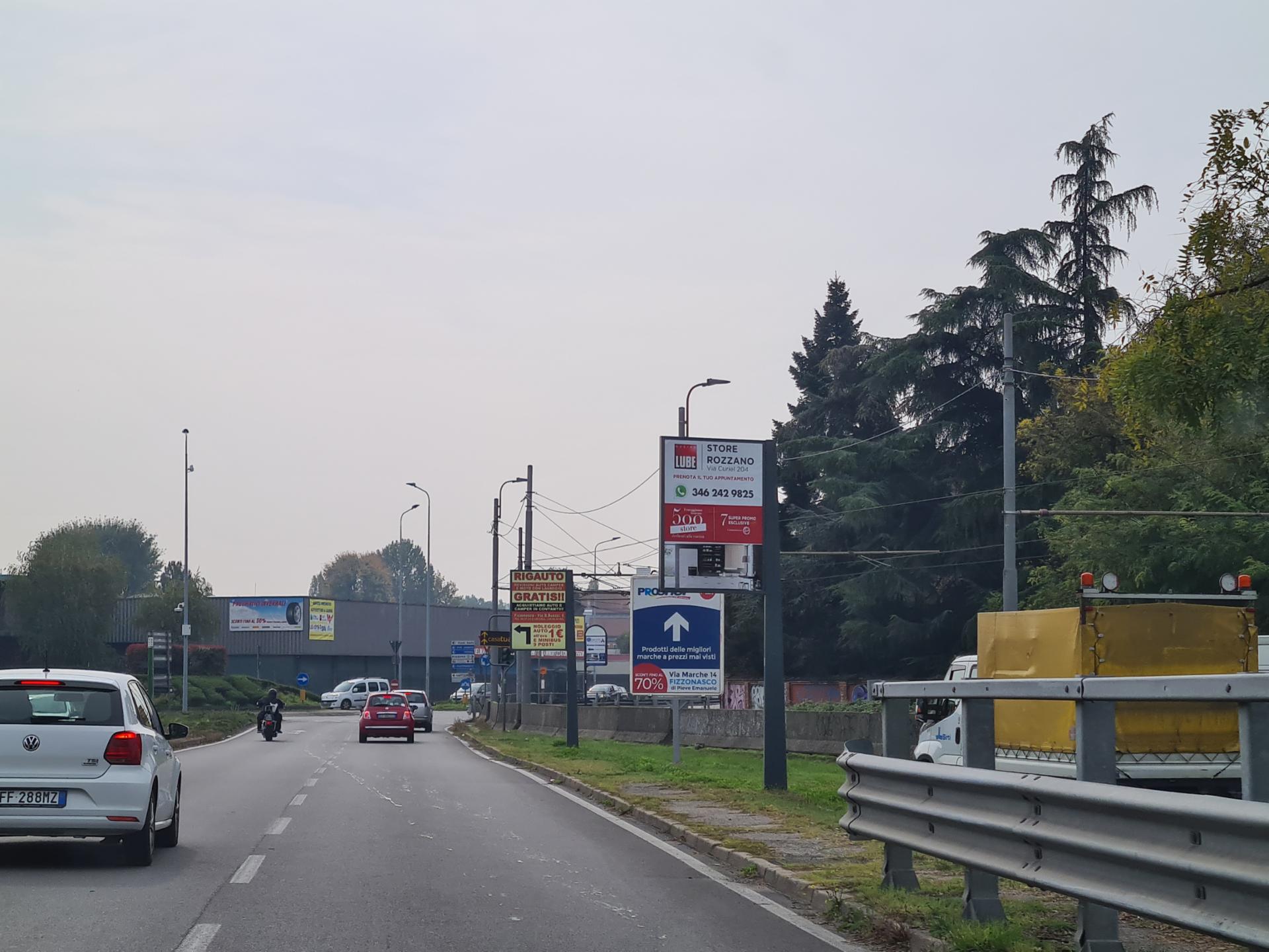 Impianto a VIA CURIEL 55 mt prima di Via Mazzocchi 7611 Rozzano