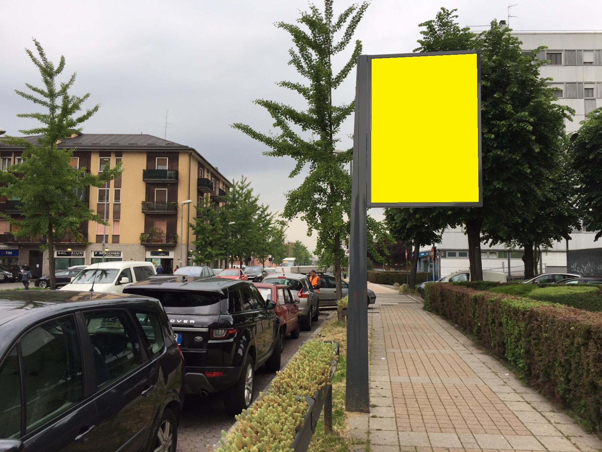 Impianto a VIALE LOMBARDIA prima di Via Trento  Rozzano