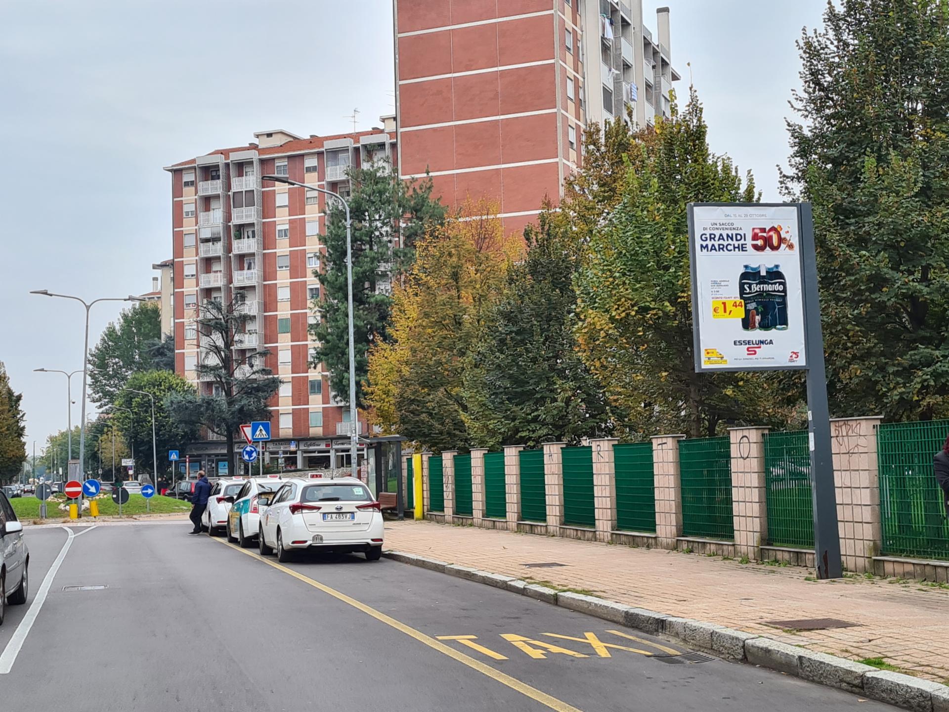 Impianto CARTELLONISTICA a Rozzano, in zona Palestra comunale AMA Sport
