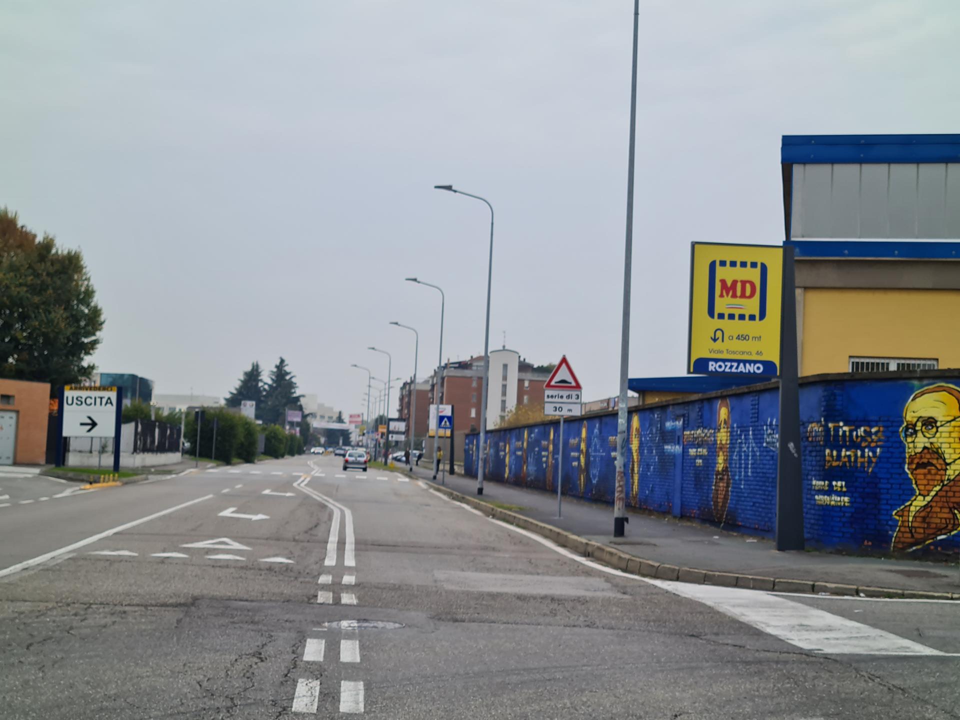Impianto a VIA ALESSANDRO MANZONI Via Manzoni ang. Via Marconi dir. Milano  Rozzano