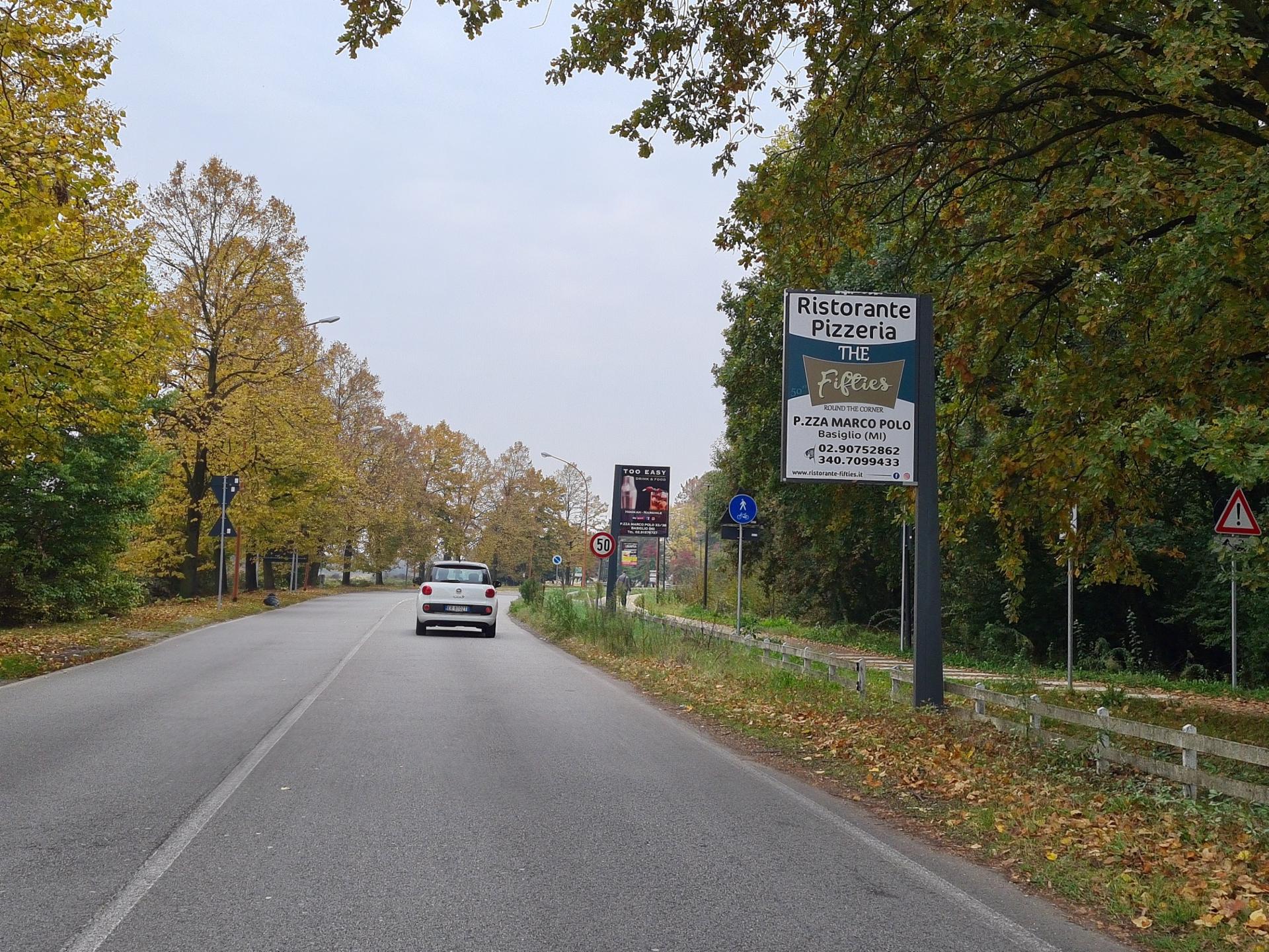 Impianto a Via Margherita Hack 25 mt dopo Via Rita Levi Montalcini dir. Basiglio  Pieve Emanuele
