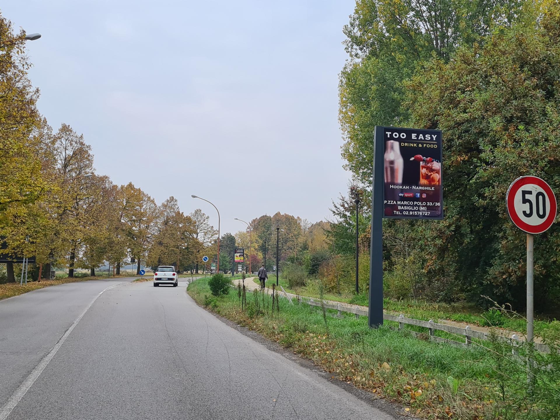 Impianto a VIA MARGHERITA HACK 50 mt dopo Via Rita Levi Montalcini dir. Basiglio  Pieve Emanuele