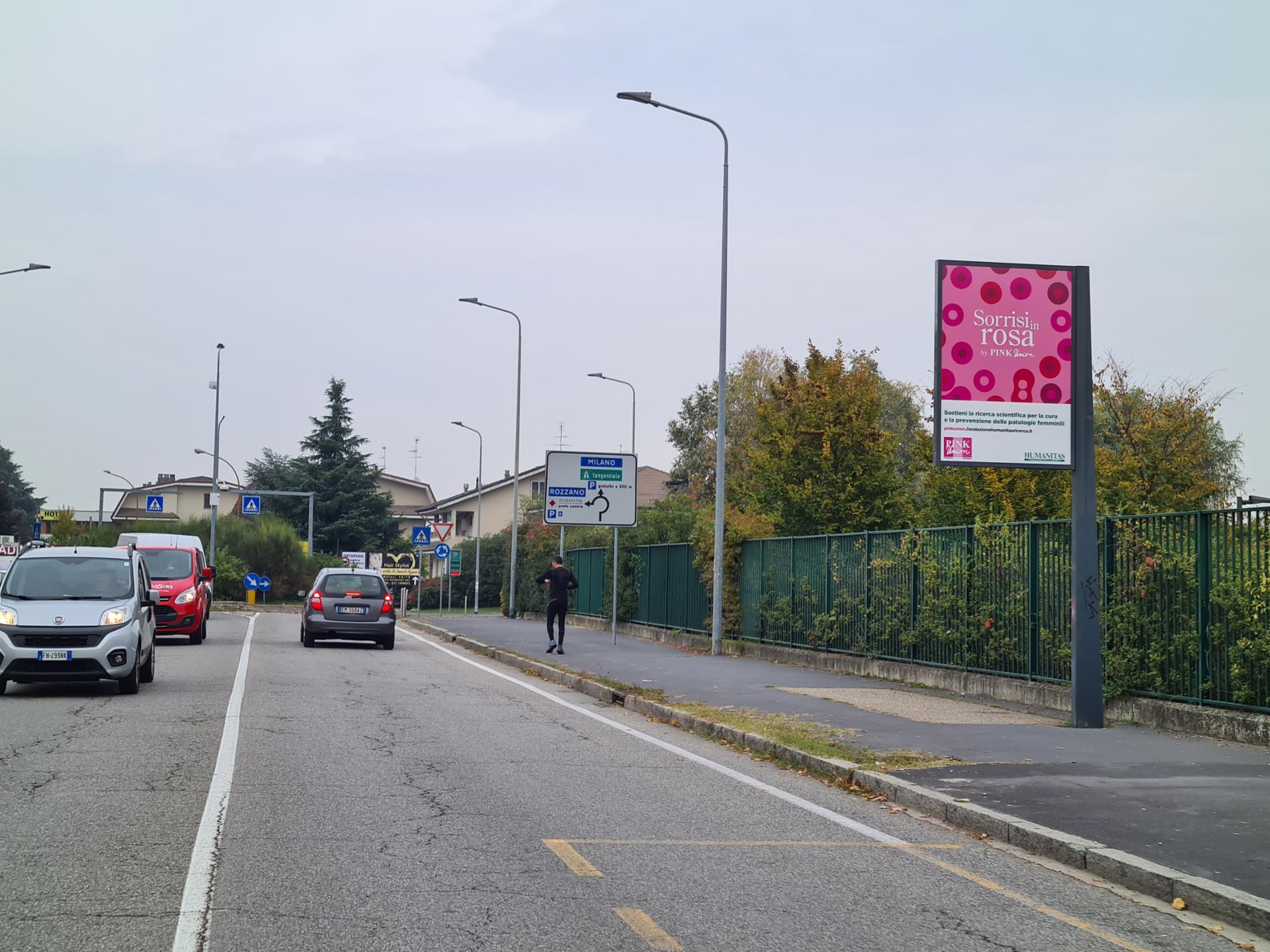Impianto a VIA ALESSANDRO MANZONI 60 mt prima di Via Perseghetto dir. Milano  Rozzano