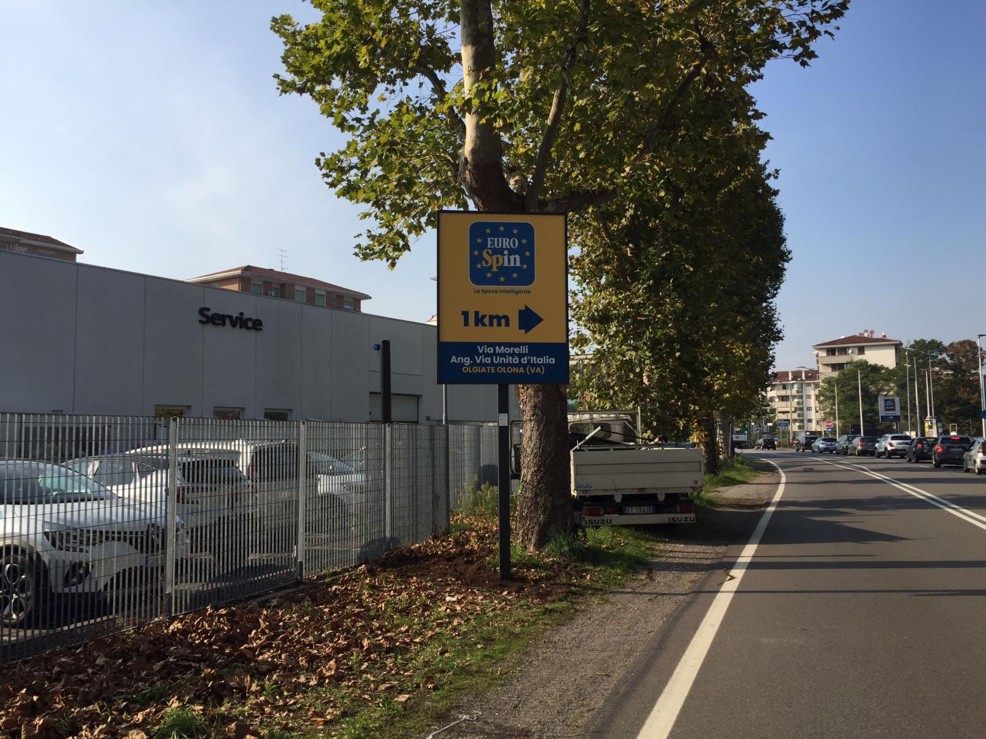Impianto a VIALE DON G. MINZONI 97 mt prima di Via Sempione  Castellanza