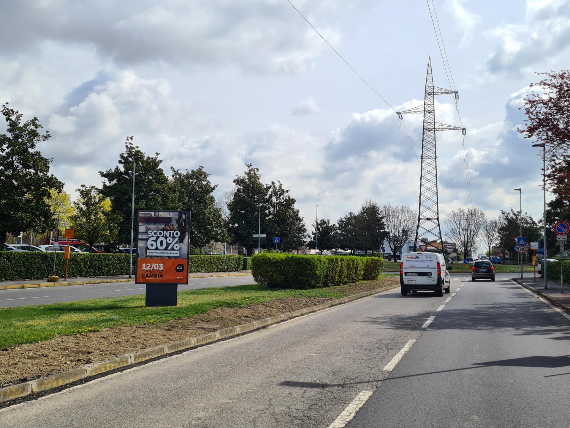 Impianto a VIA GRAN SAN BERNARDO 50 mt prima della rotatoria strada 9  Rozzano