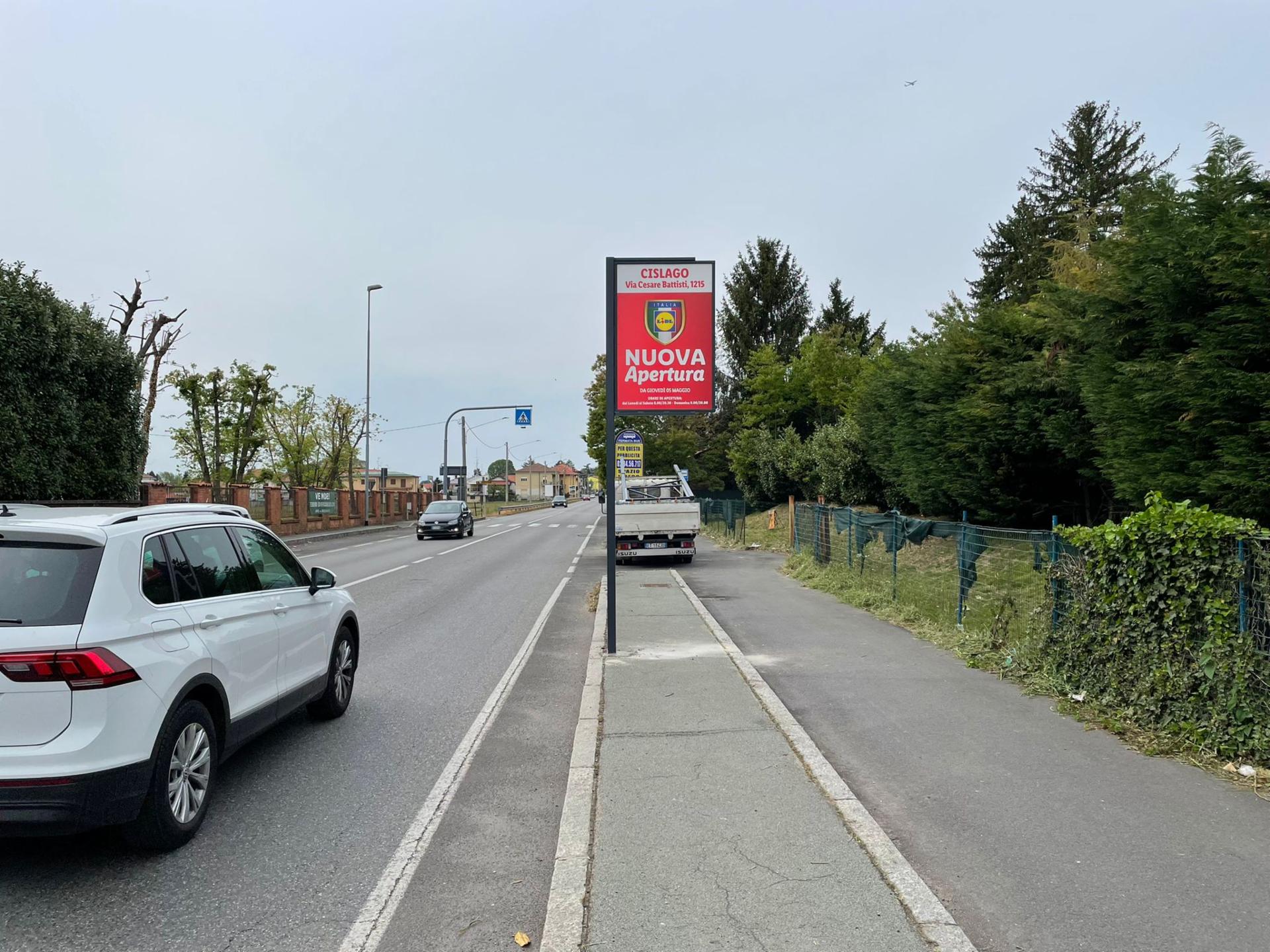 Impianto a STRADA PROVINCIALE 233 VIA VARESE  60 mt prima di Via Milanese Vecchia dir. Carbonate  Mozzate