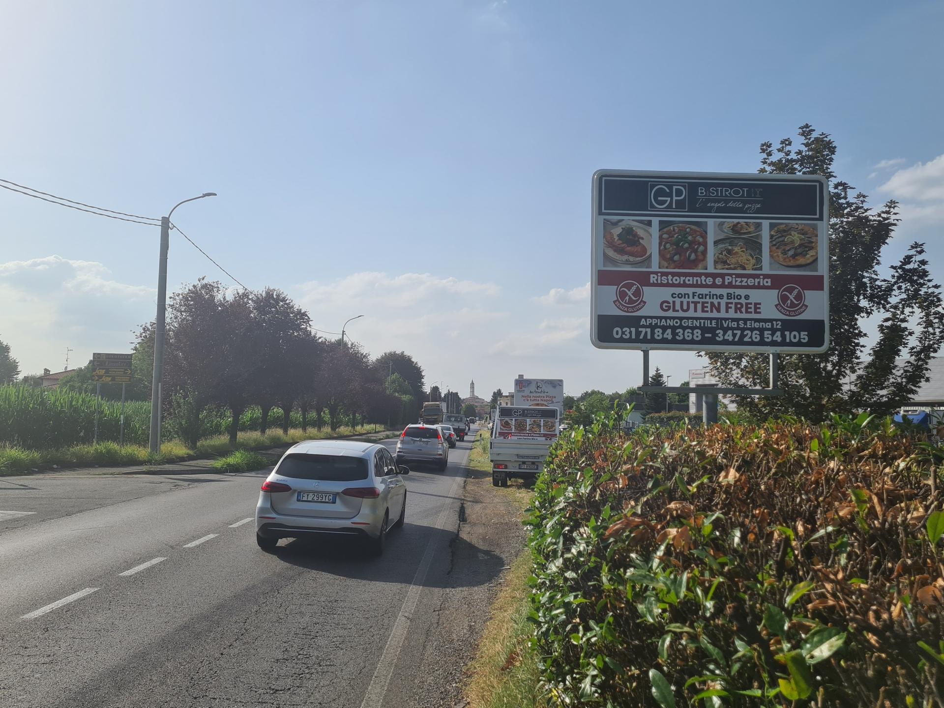 Impianto CARTELLONISTICA a Guanzate, in zona Via XXV Aprile - Via Isonzo (Guanzate)