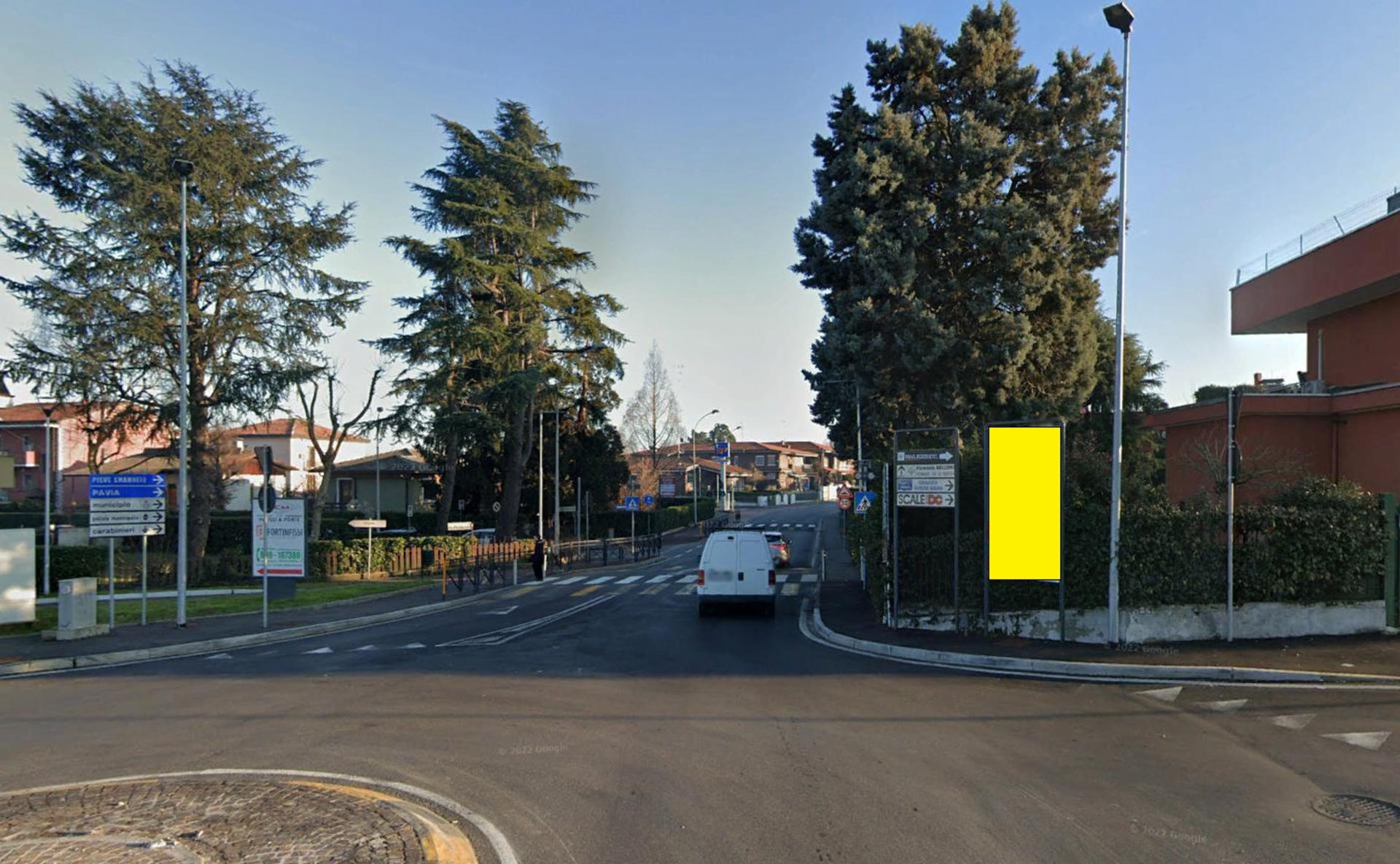 Impianto CARTELLONISTICA a Pieve Emanuele, in zona Via Buozzi - Via Di Vittorio (Pieve Emanuele)