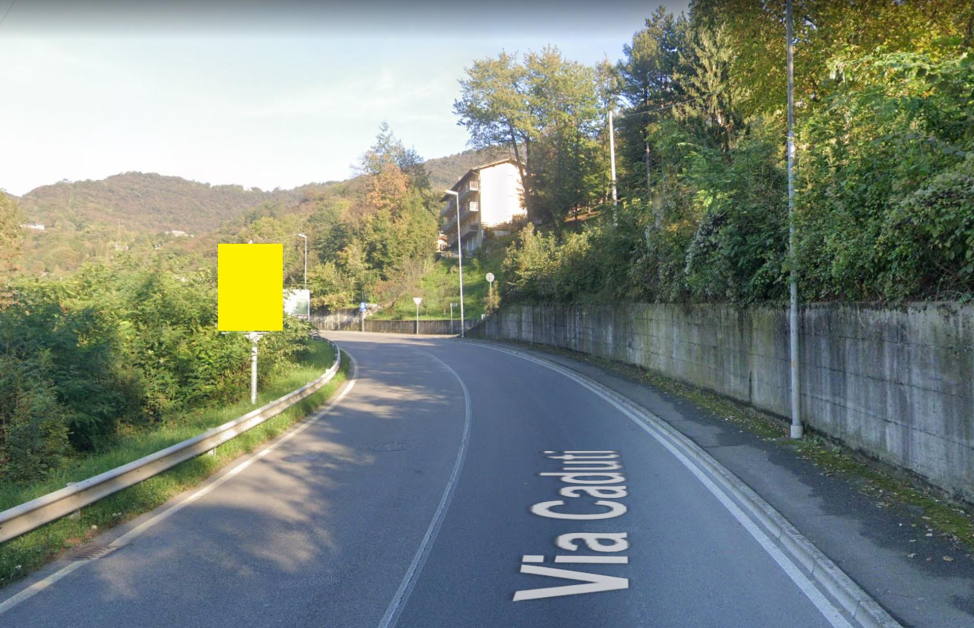 Impianto CARTELLONISTICA a Cene, in zona Ristorante Isola Zio Bruno