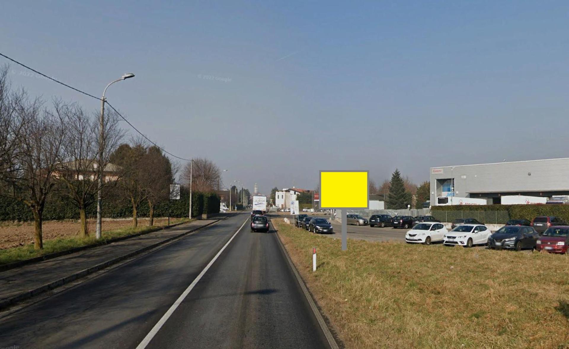 Impianto CARTELLONISTICA a Guanzate, in zona Via XXV Aprile - Via Isonzo (Guanzate)