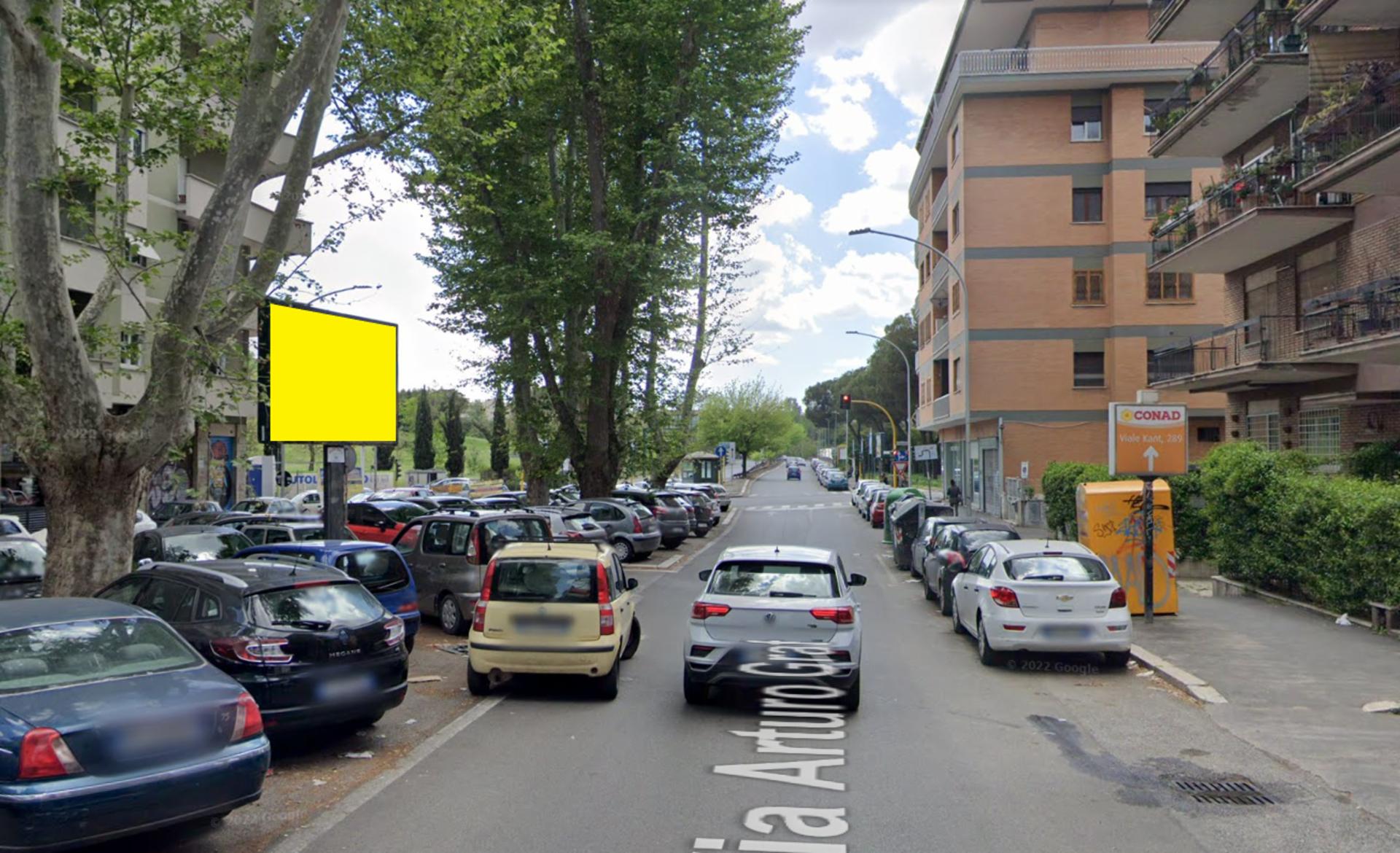 Impianto POSTER a Roma, in zona Neko Sushi