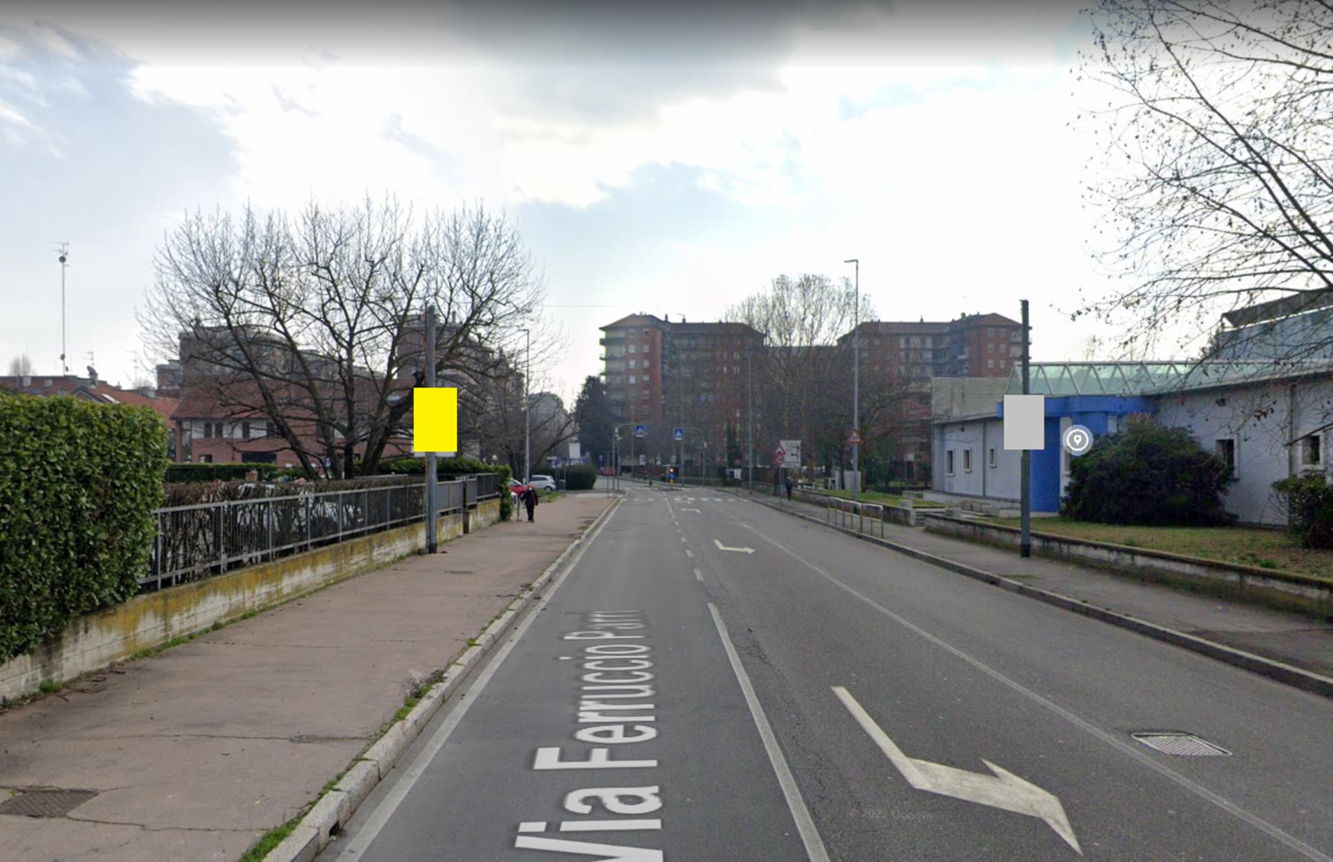 Impianto POLE MEDIA a San Donato Milanese, in zona Studio estetico Mina