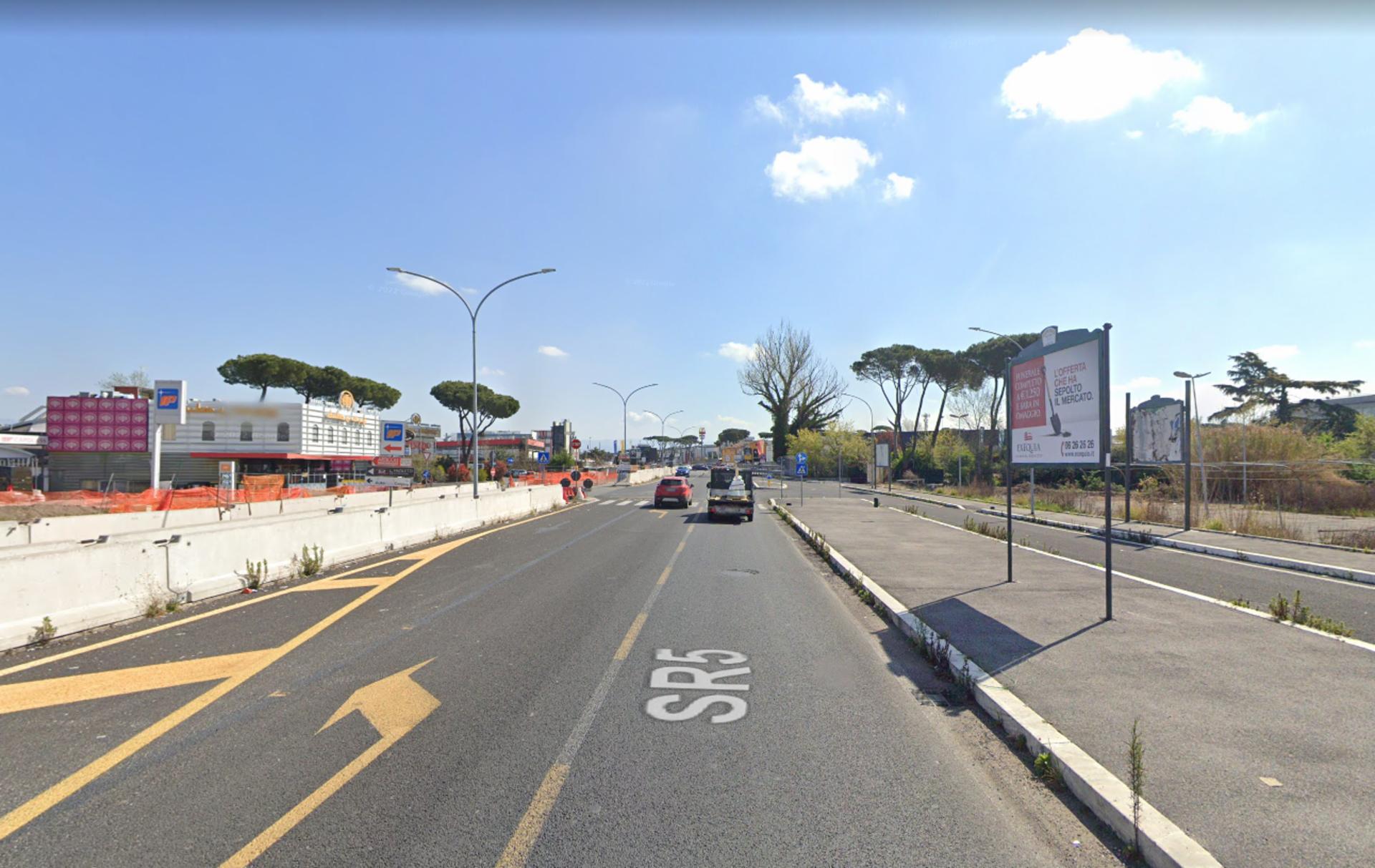 Impianto POSTER a Roma, in zona McDonald's