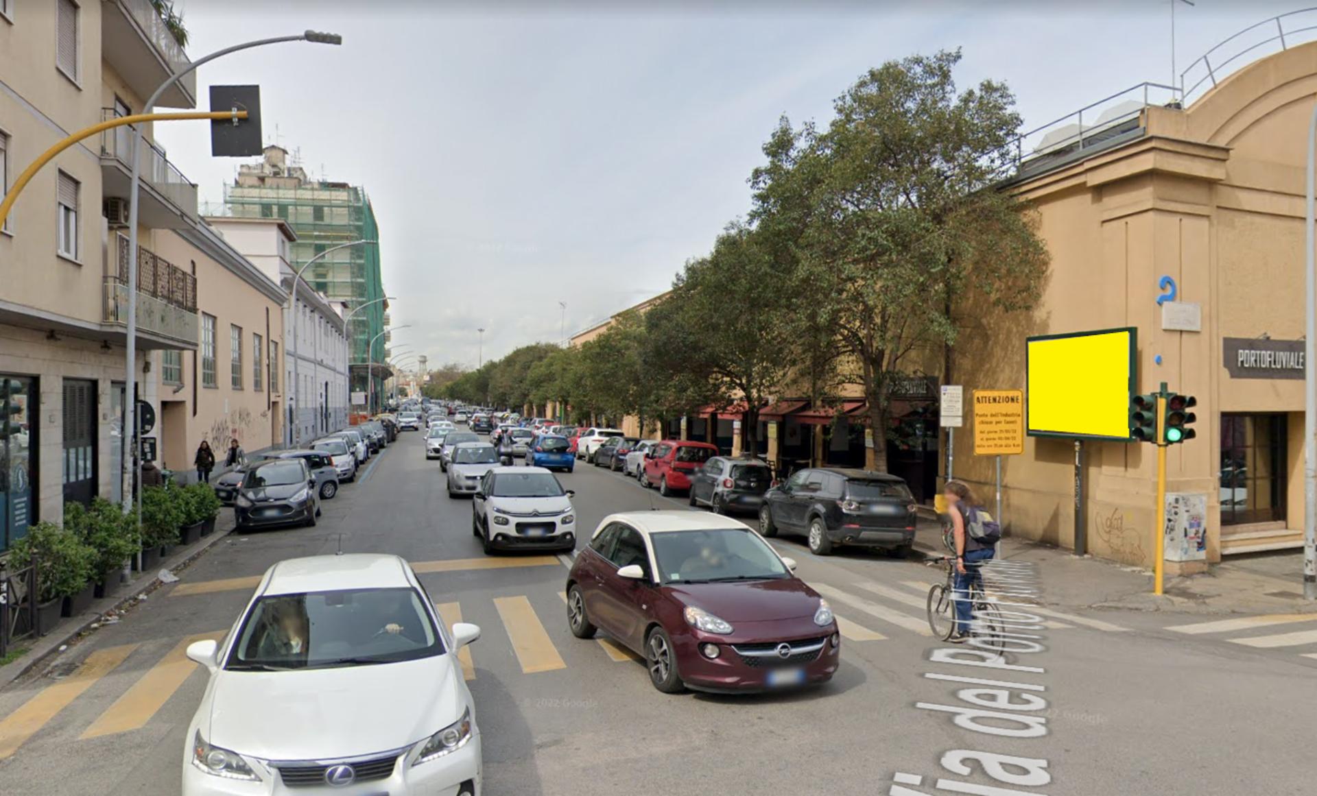 Impianto POSTER a Roma, in zona Porto Fluviale