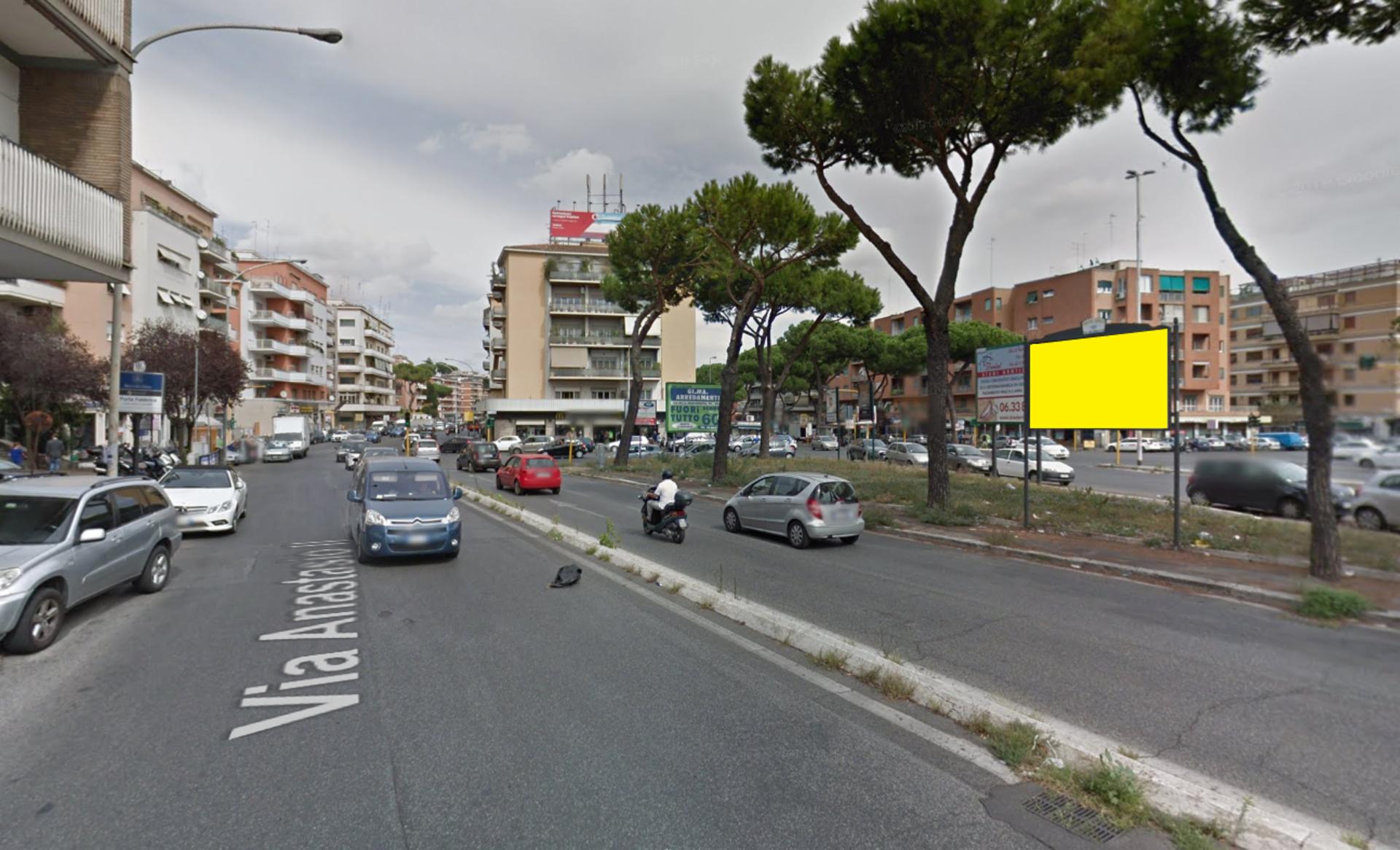 Impianto POSTER a Roma, in zona Le Vele