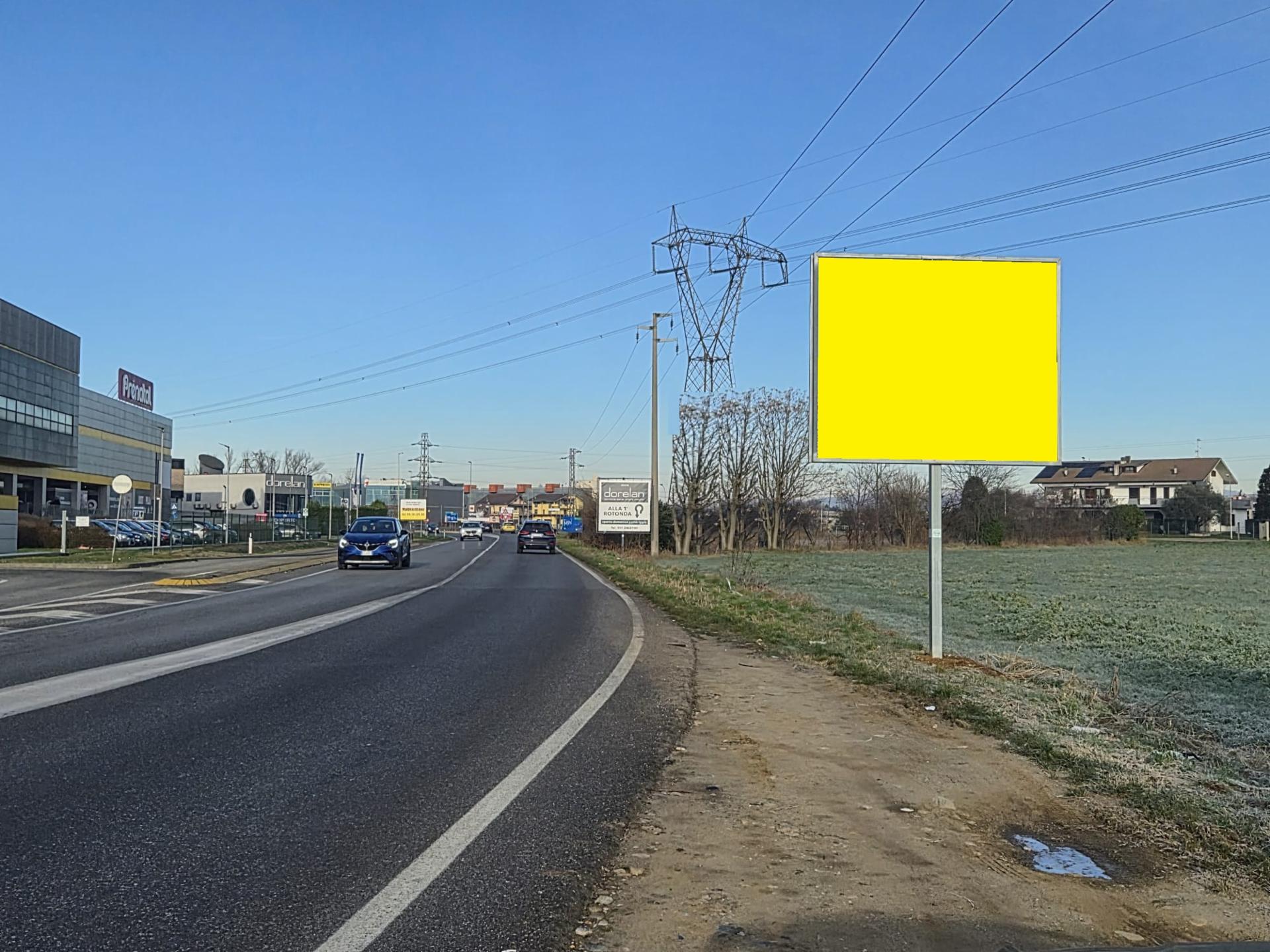 Impianto a S.P. 121 dopo rotonda Via Giordano Colombo dir. Carugate  Cernusco sul Naviglio
