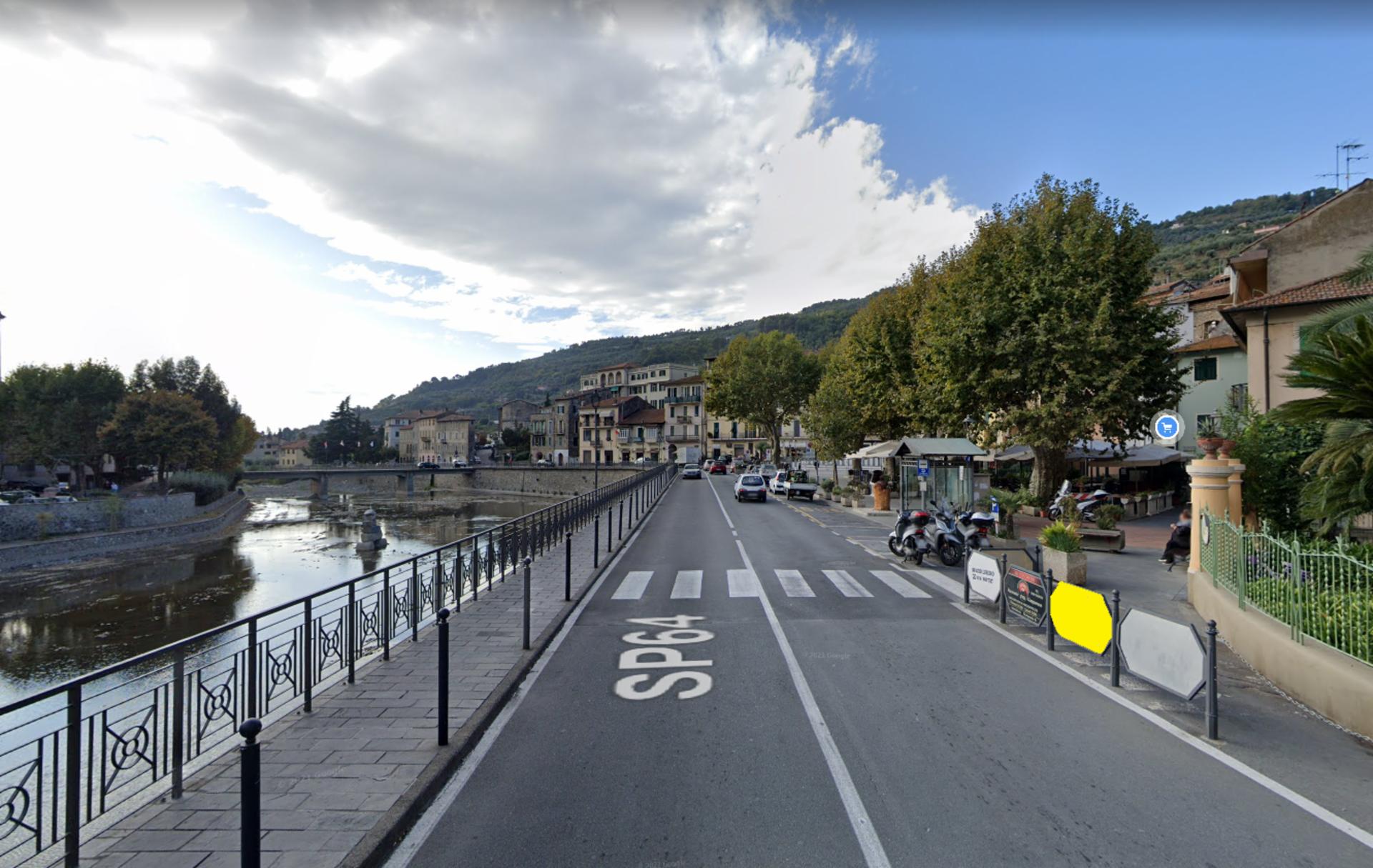 Impianto TRANSENNA a Dolceacqua, in zona Gelateria Monet