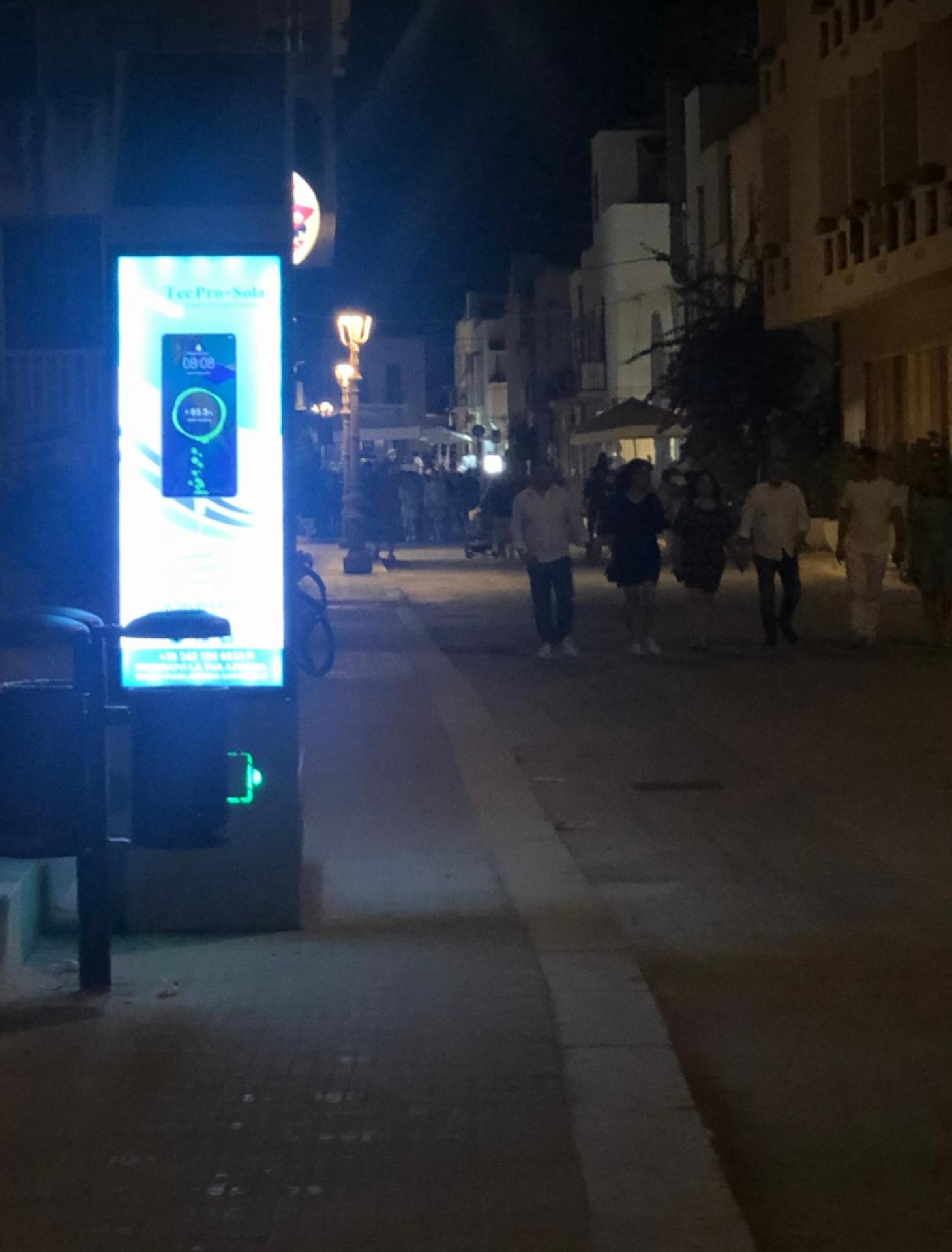Impianto TOTEM a San Vito Lo Capo, in zona Jacaranda