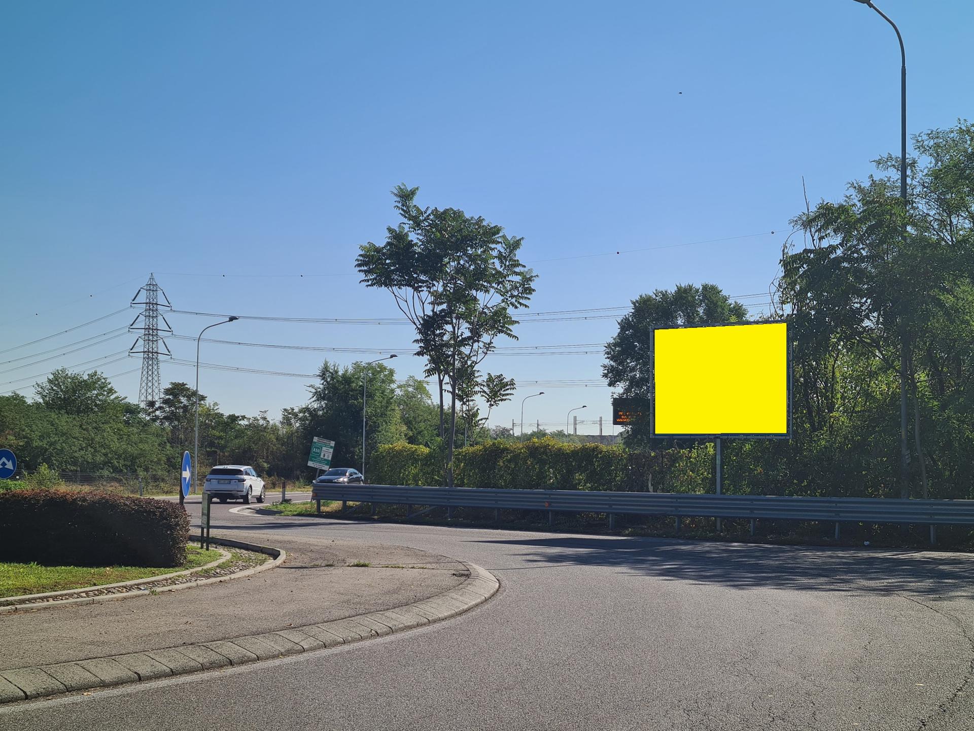 Impianto a Via Dei Fontanili rotonda Via Ghisolfa entrata Tang. Ovest  Rho