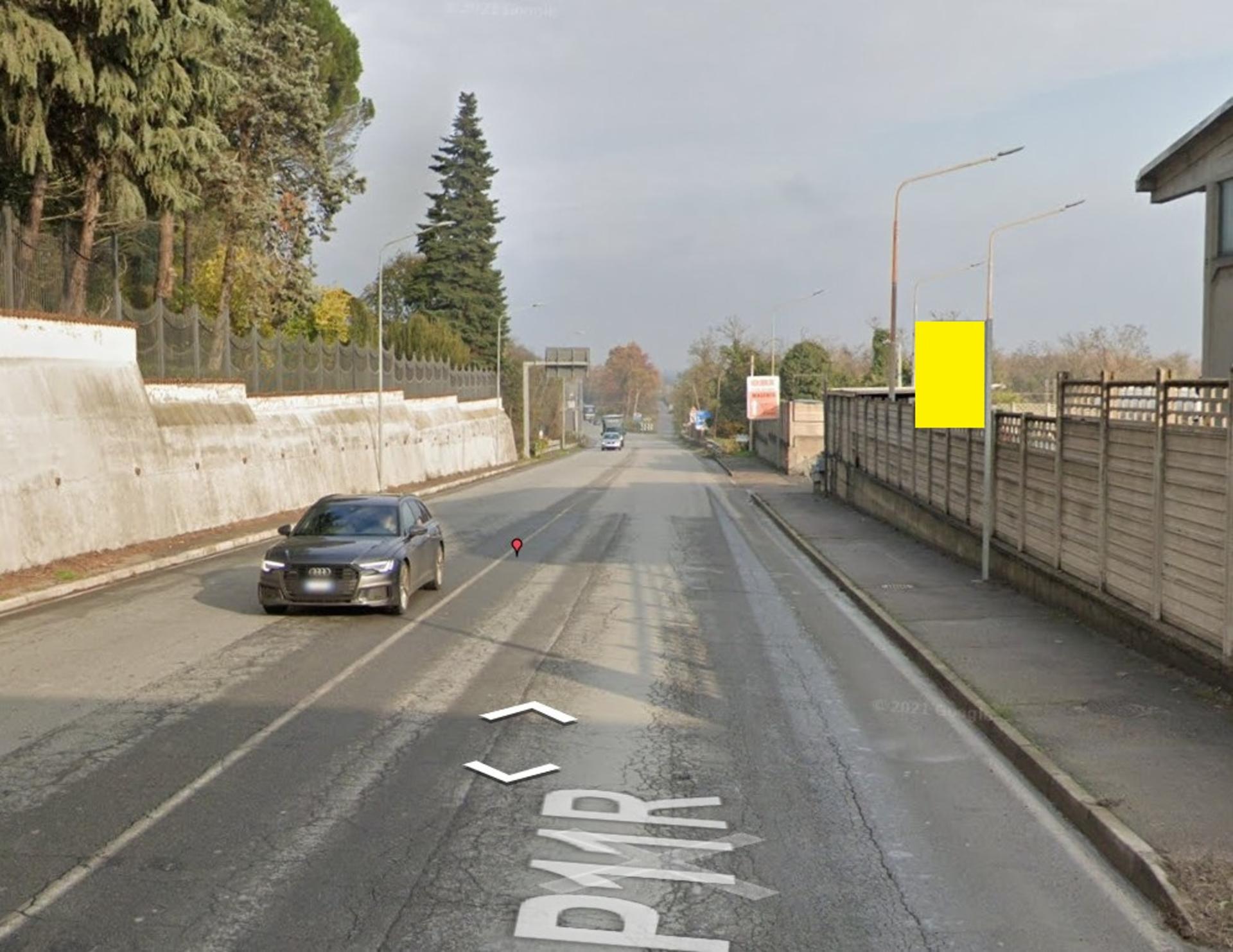 Impianto CARTELLONISTICA a Trecate, in zona Trattoria Santini