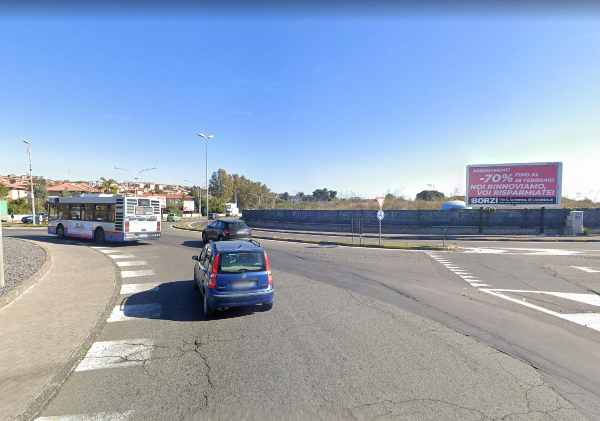 Impianto 6 X 3 a Catania, in zona Chiosco Bar Belvedere 2