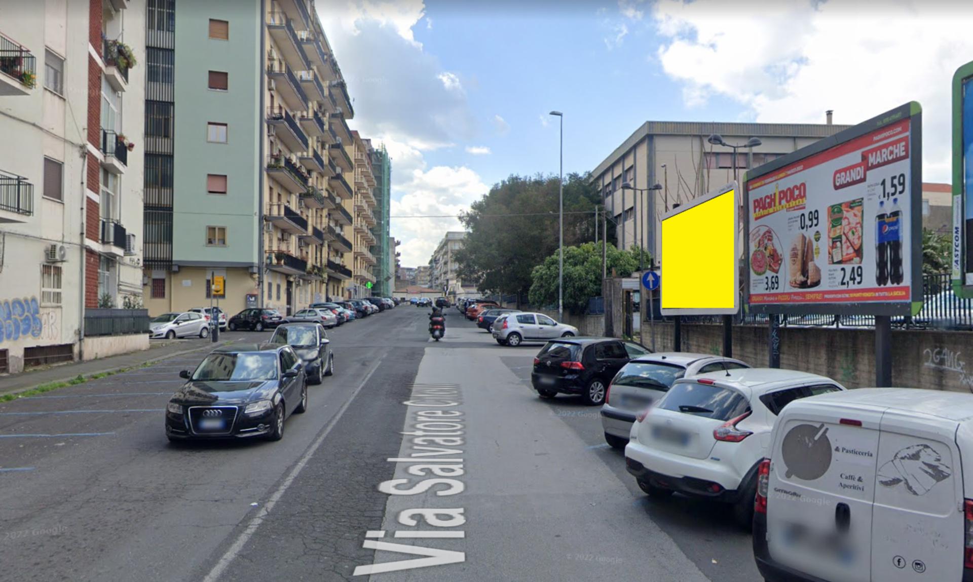 Impianto 6 X 3 a Catania, in zona Teatro Giovanni Verga