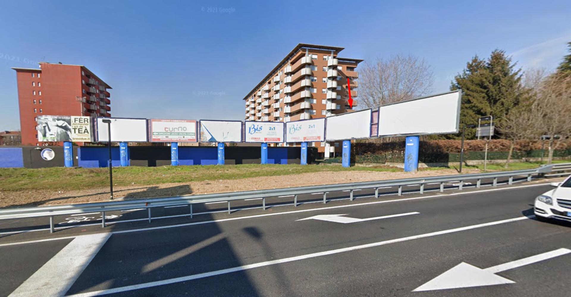 Impianto 6 X 3 a Bergamo, in zona McDonald's
