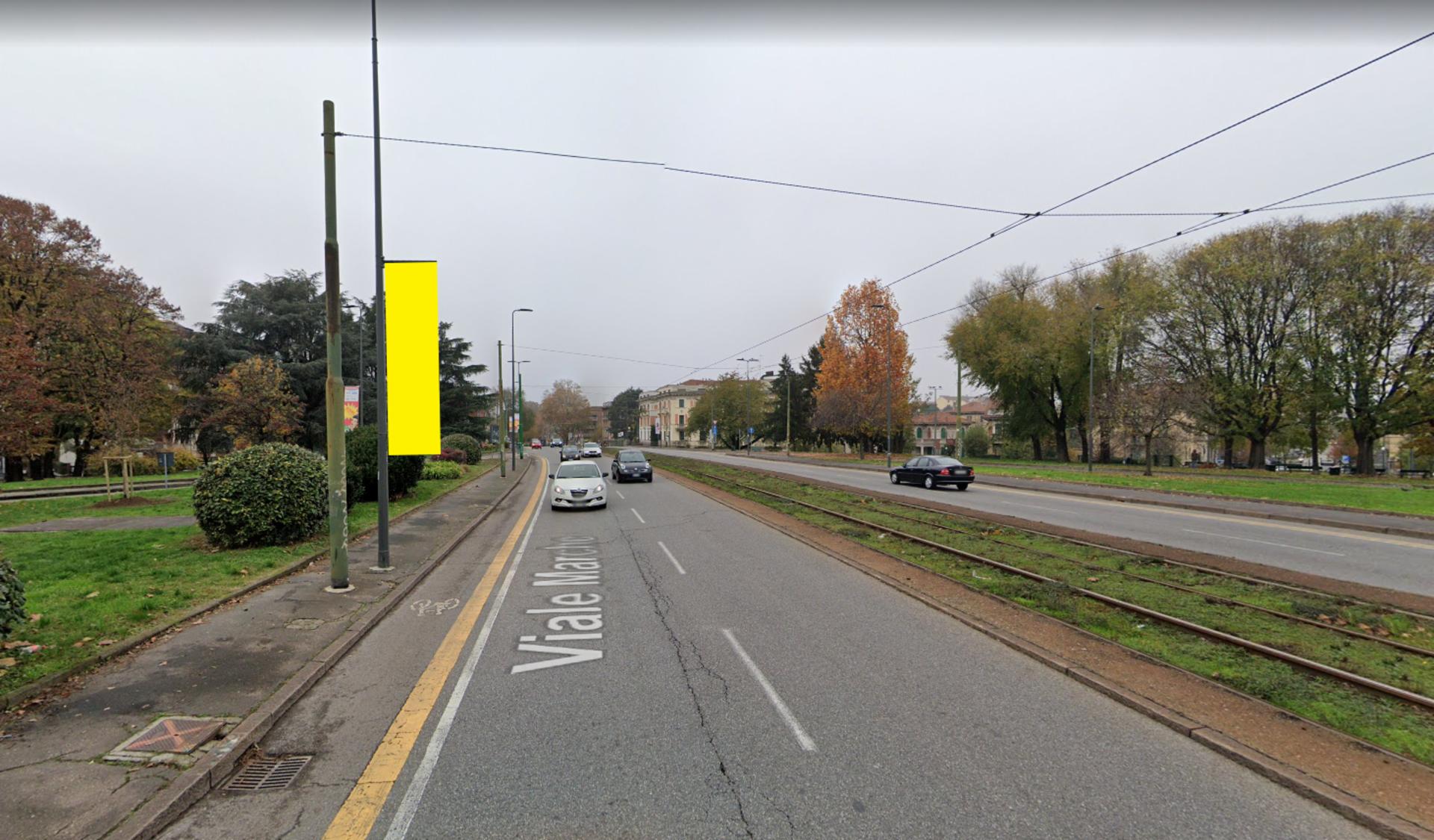 Impianto VERTICAL BANNER a Milano, in zona Abbadesse