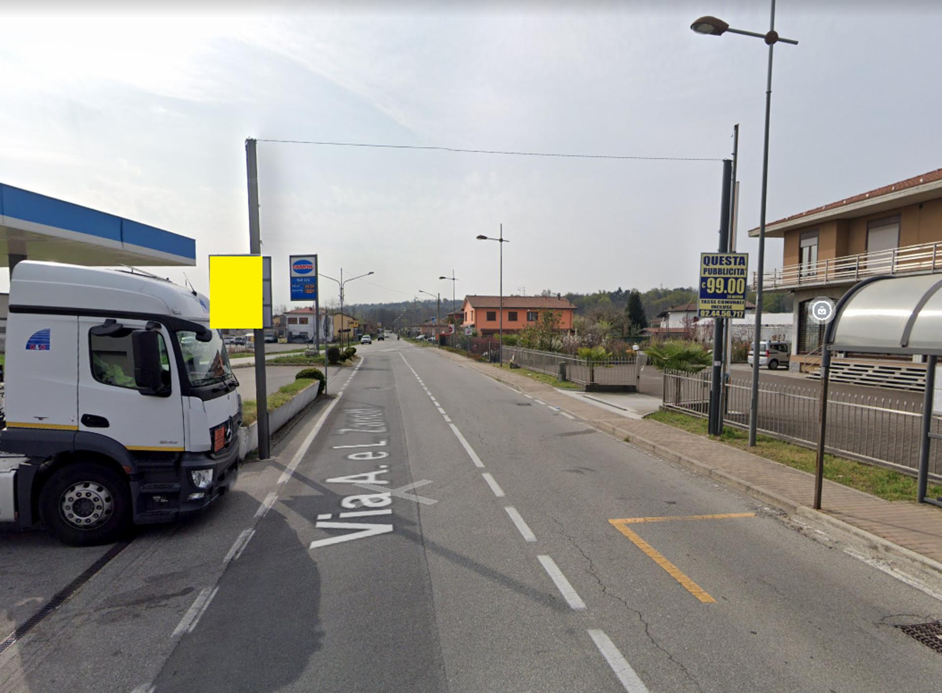 Impianto POLE MEDIA a Borgo Ticino, in zona INS